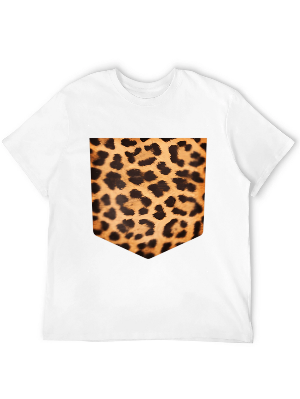 Leopard Print Pocket Tee