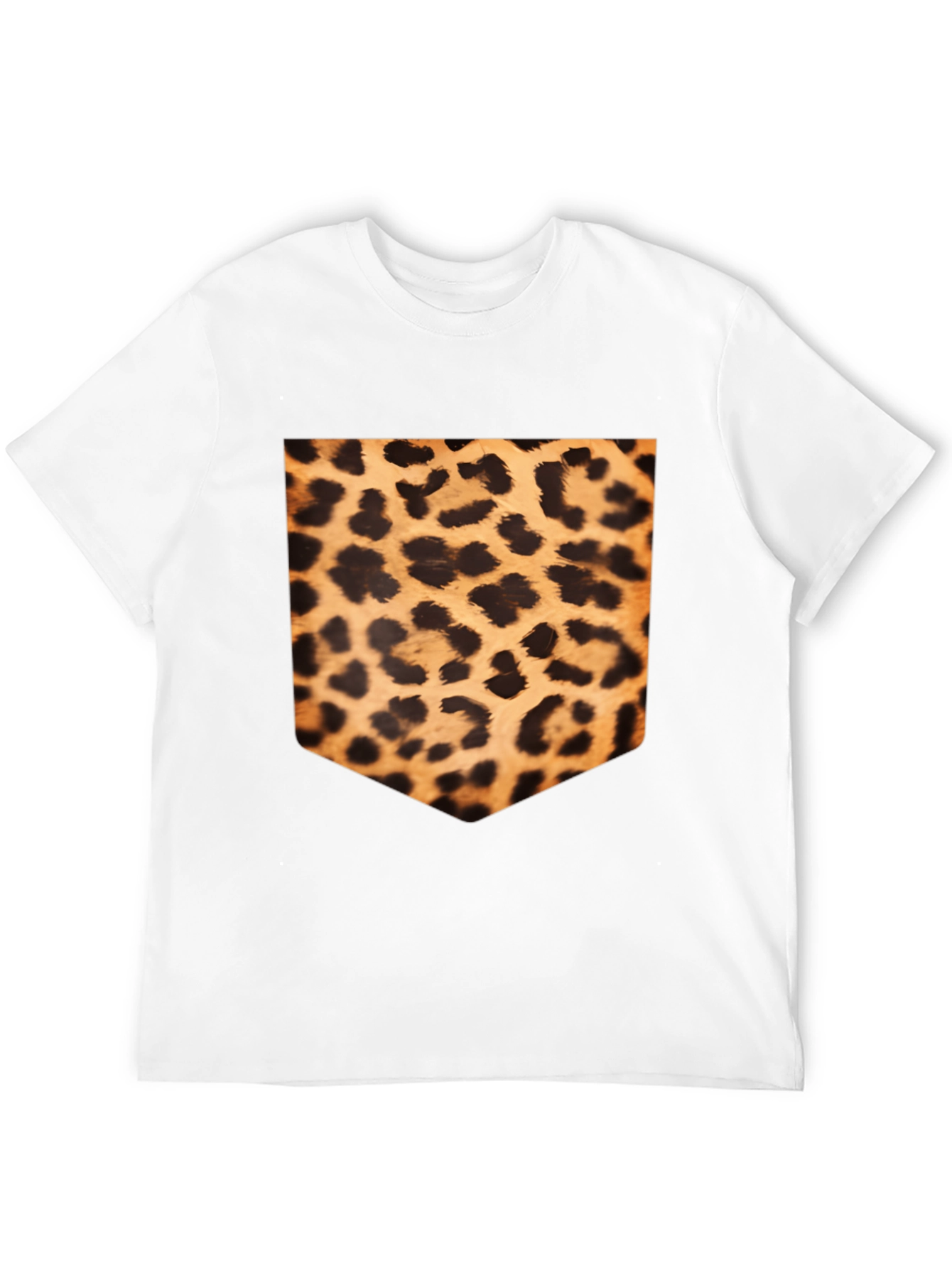 Leopard Print Pocket Tee