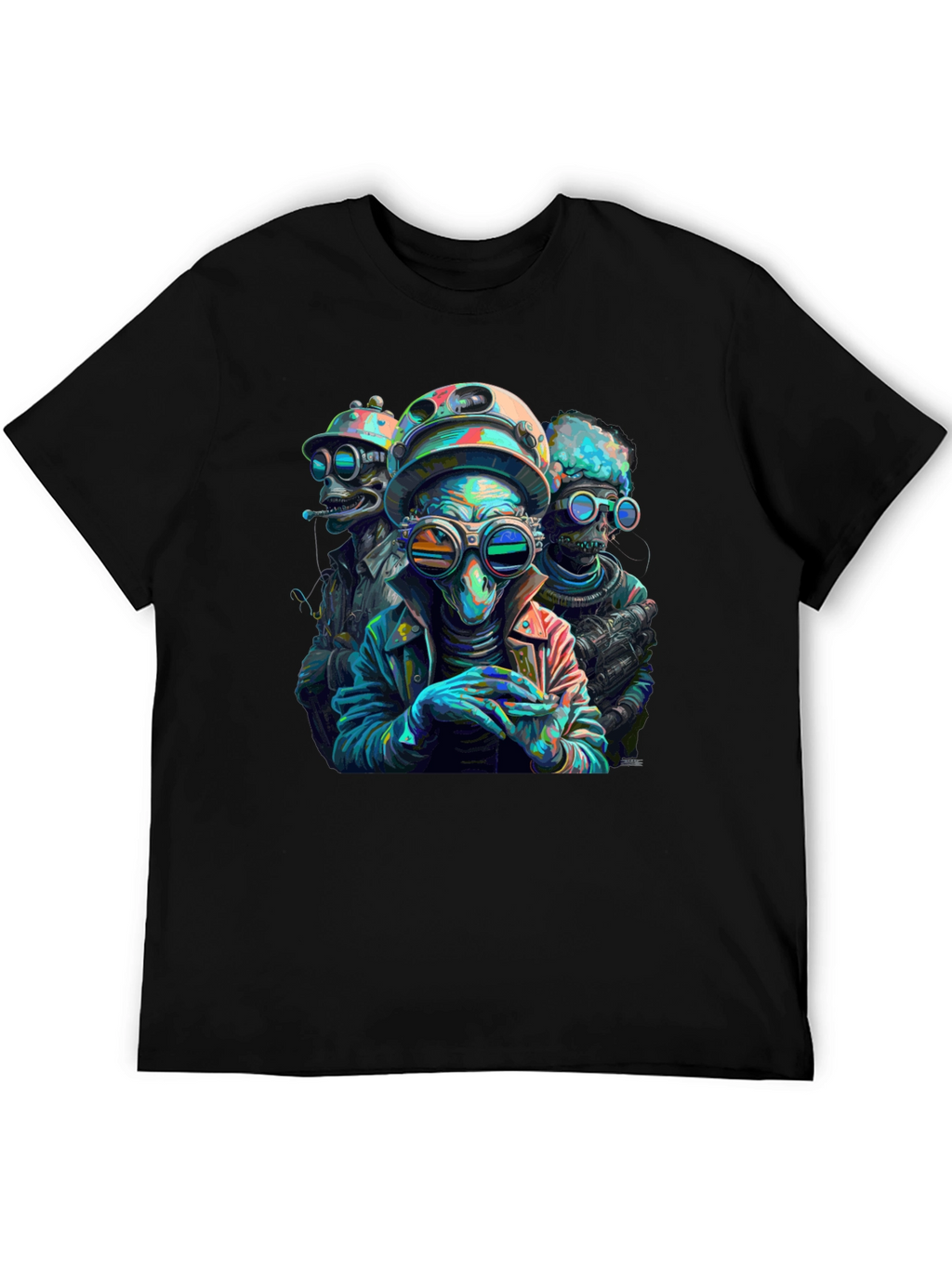Alien Crew Graphic Tee - Sci-Fi Style