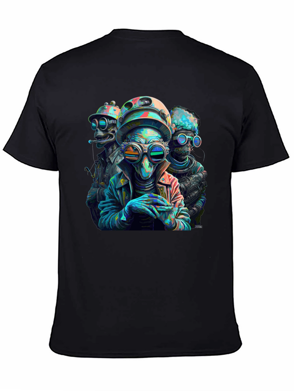 Alien Crew Graphic Tee - Sci-Fi Style