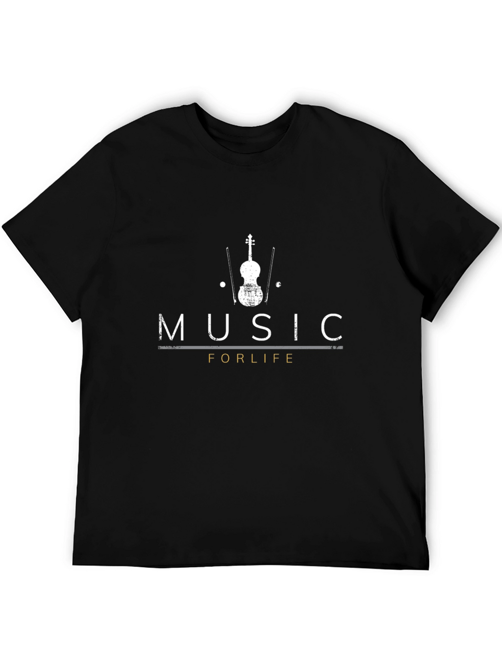 Music for Life Graphic Tee - Black