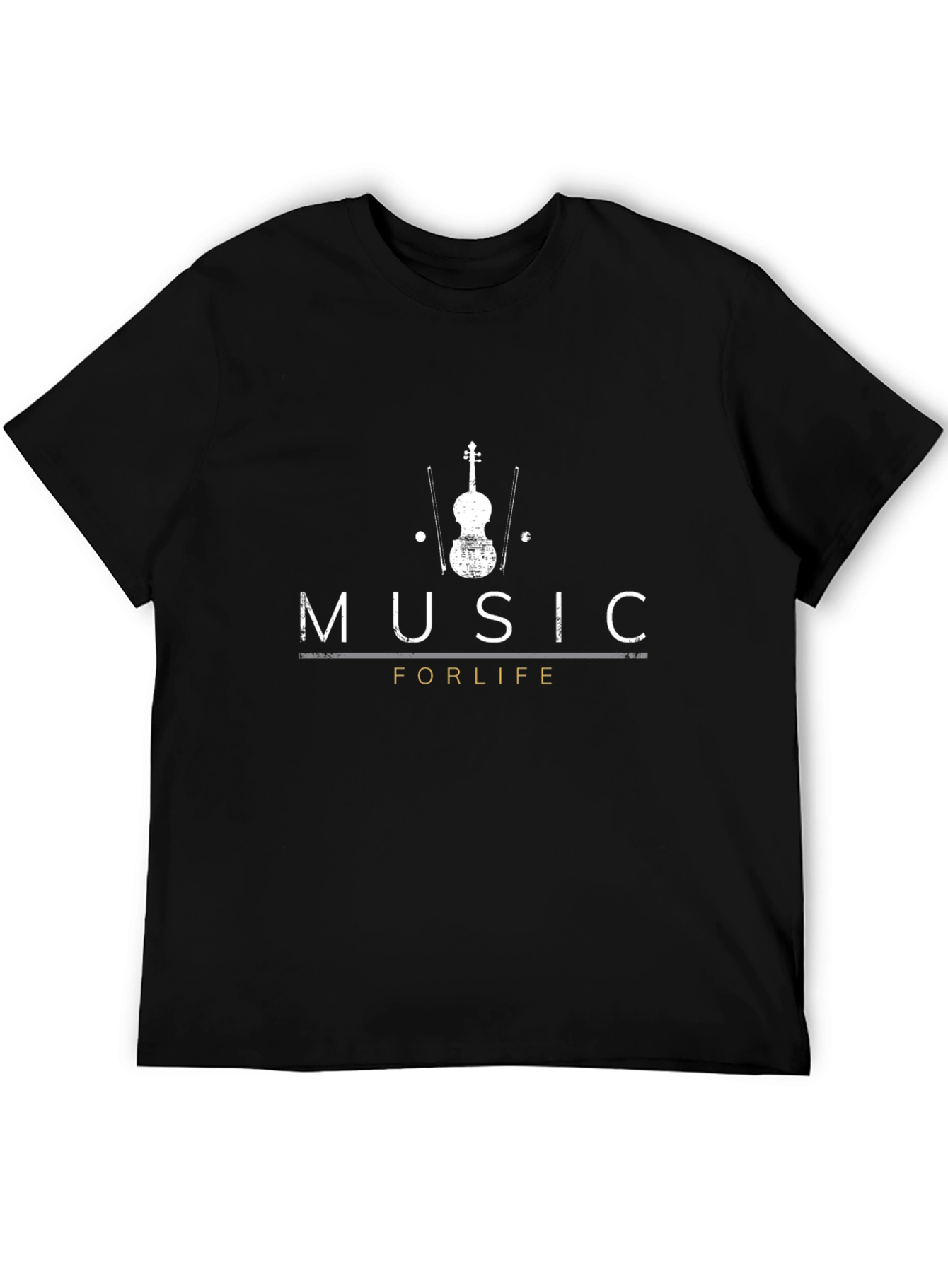 Music for Life Graphic Tee - Black