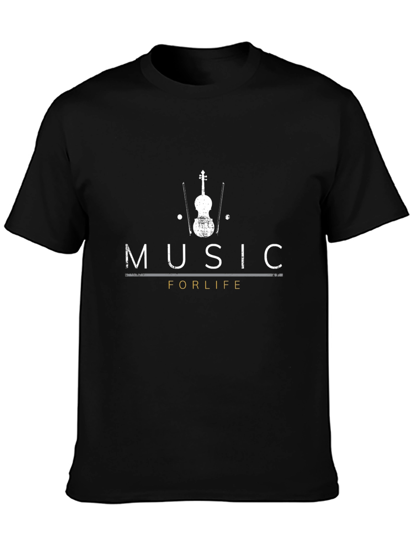 Music for Life Graphic Tee - Black