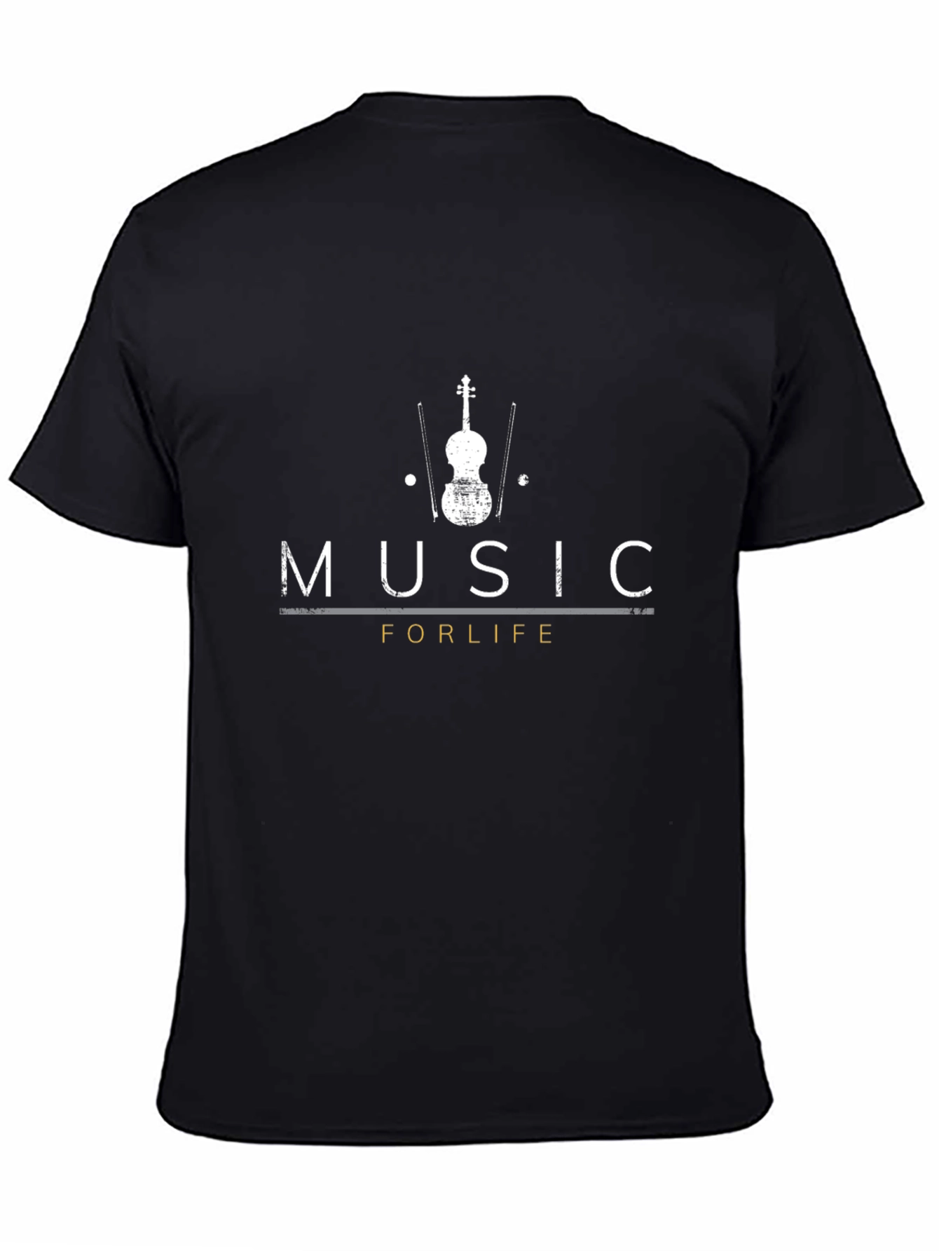 Music for Life Graphic Tee - Black