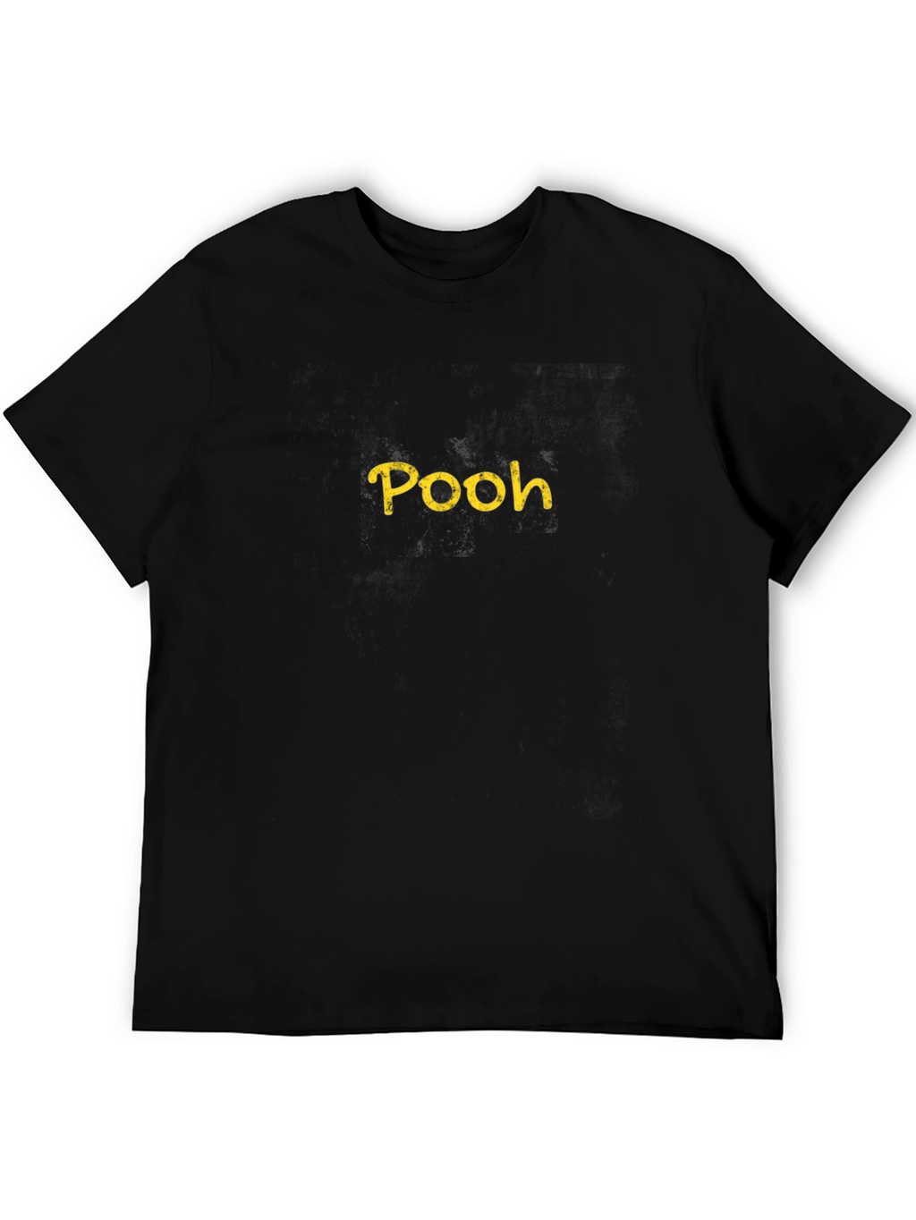 Black Pooh Graphic Tee - Classic Comfort