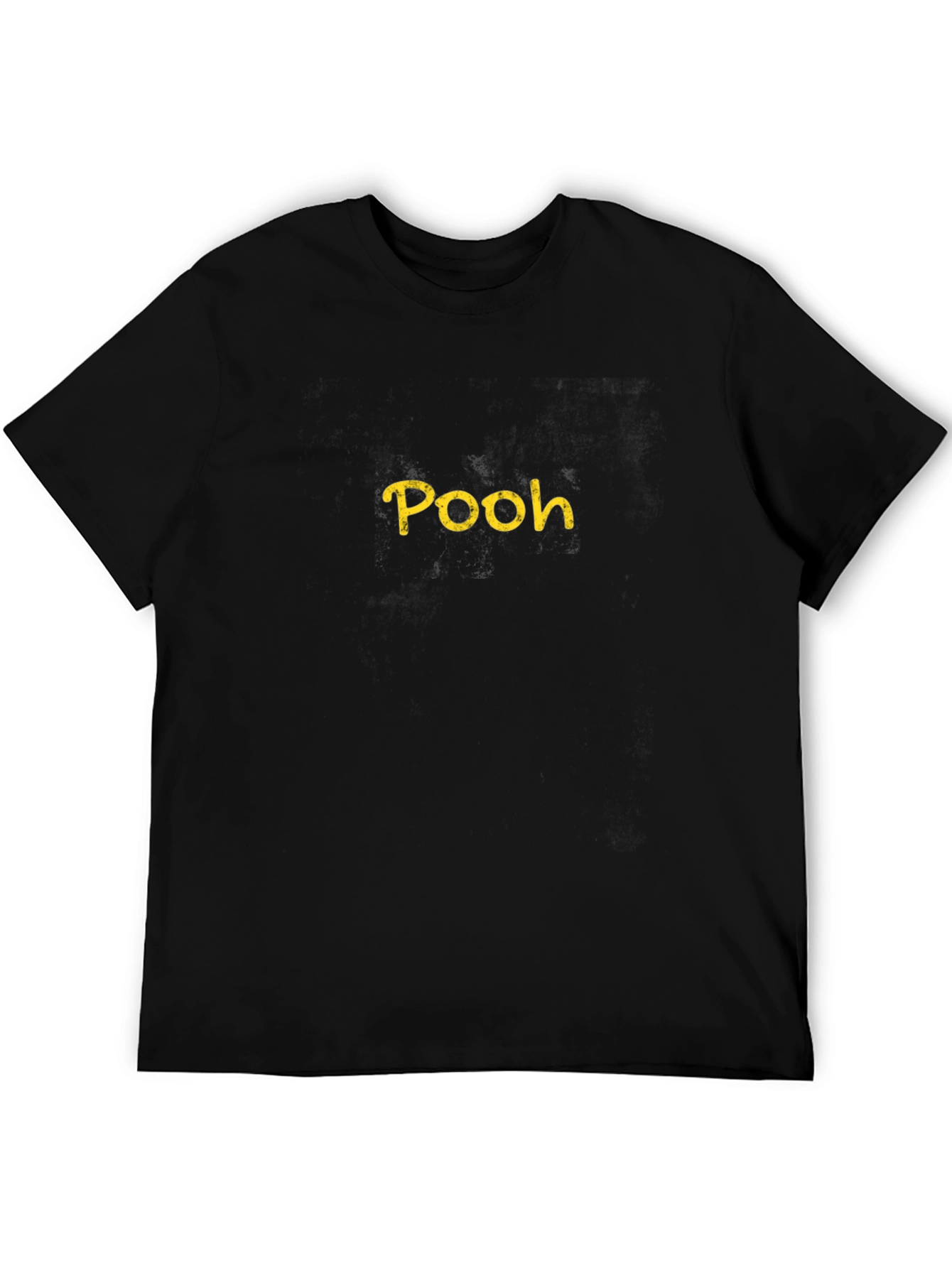 Black Pooh Graphic Tee - Classic Comfort