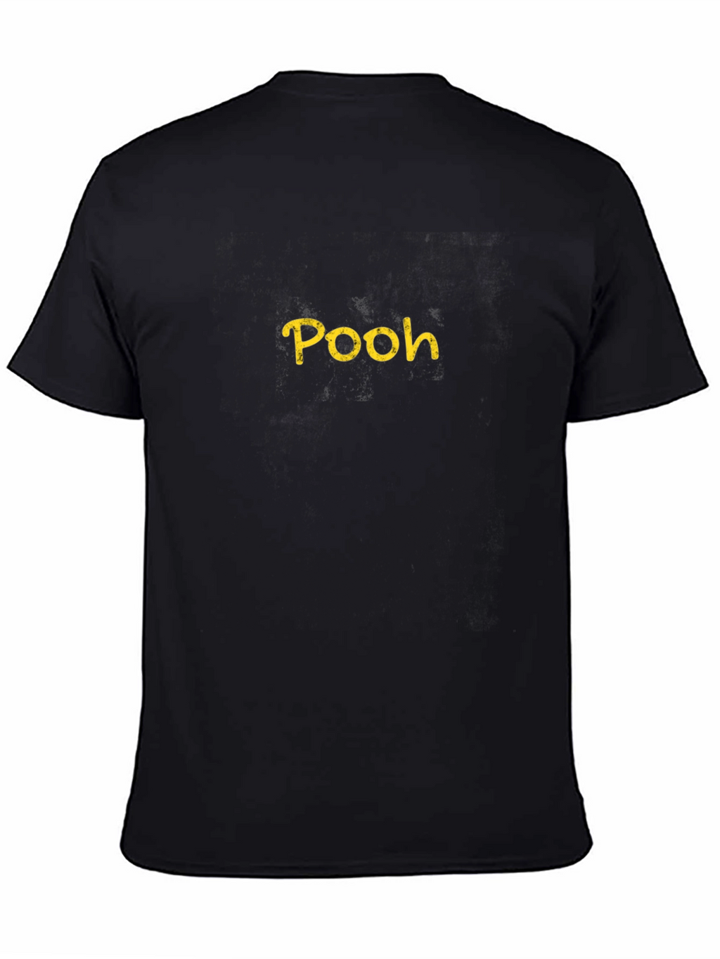 Black Pooh Graphic Tee - Classic Comfort