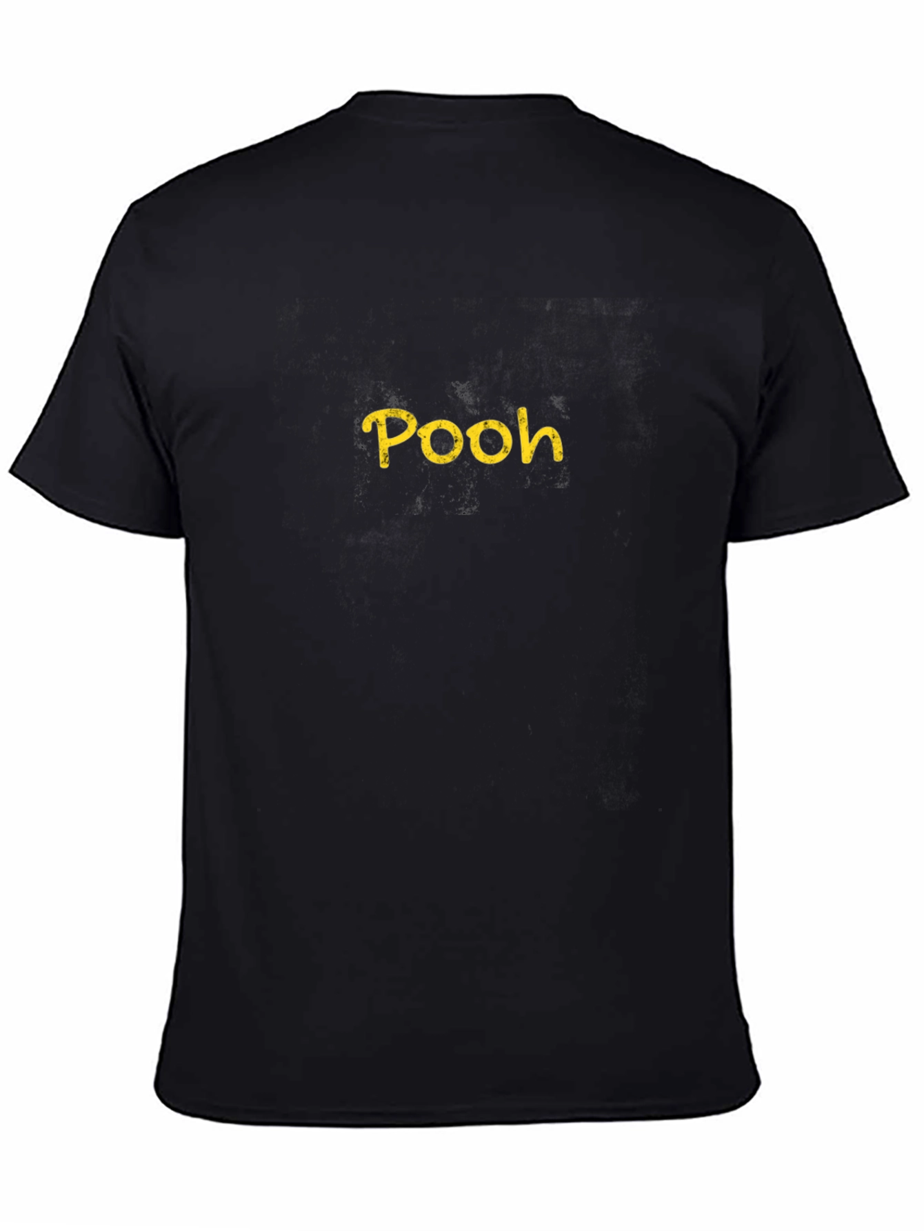 Black Pooh Graphic Tee - Classic Comfort
