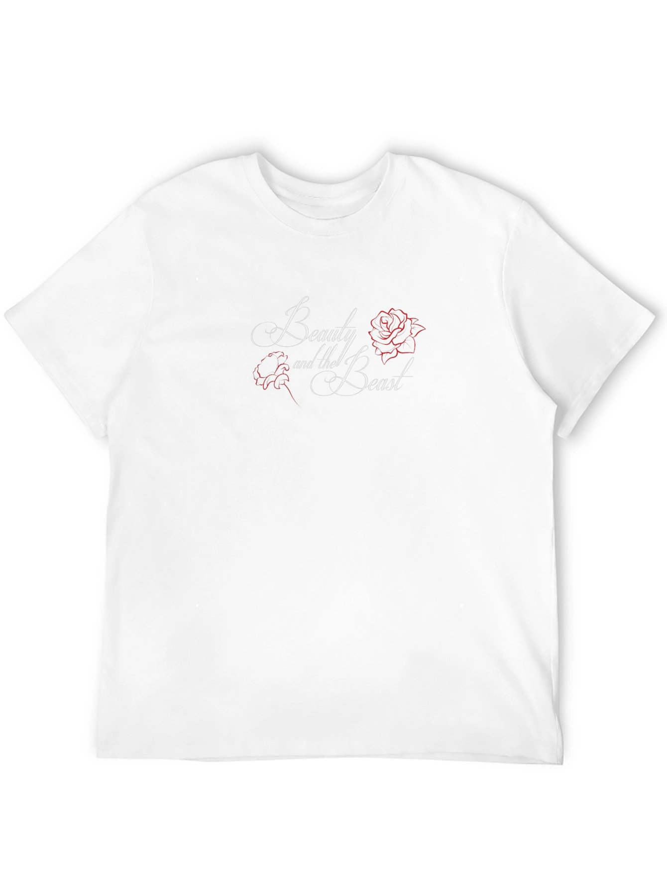 Beauty and the Beast Black Graphic Tee