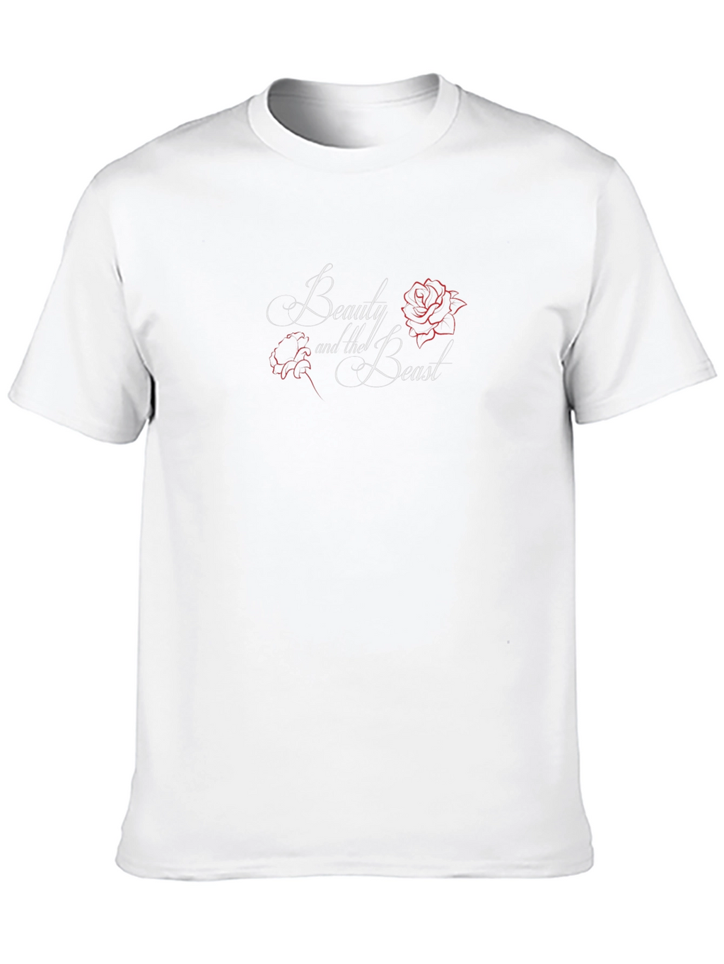 Beauty and the Beast Black Graphic Tee