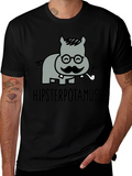Hipsterpotamus Graphic T-Shirt