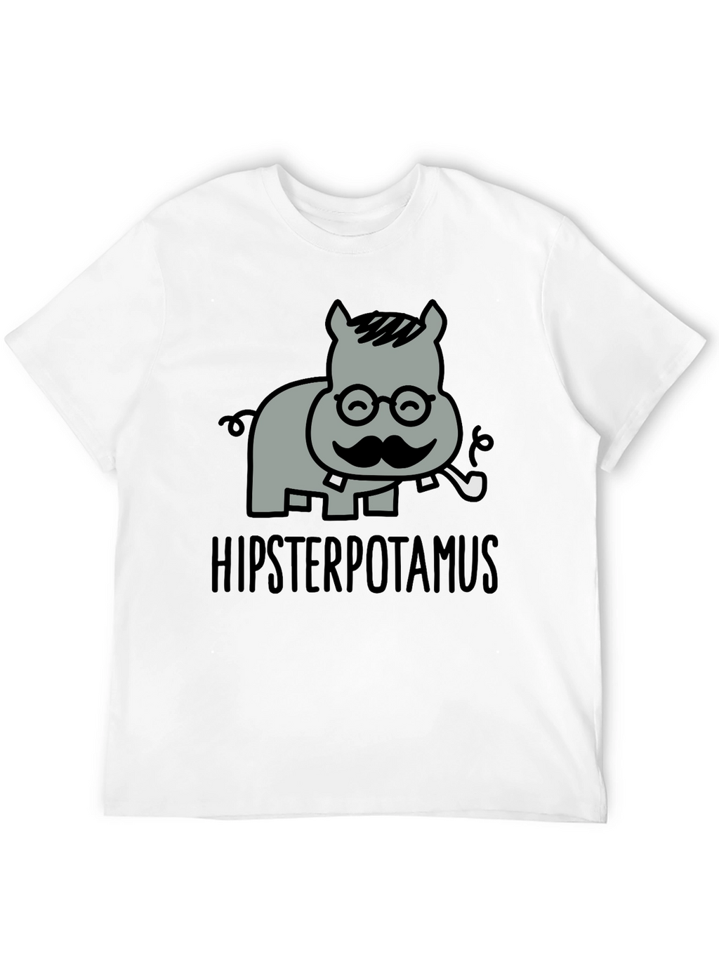 Hipsterpotamus Graphic T-Shirt