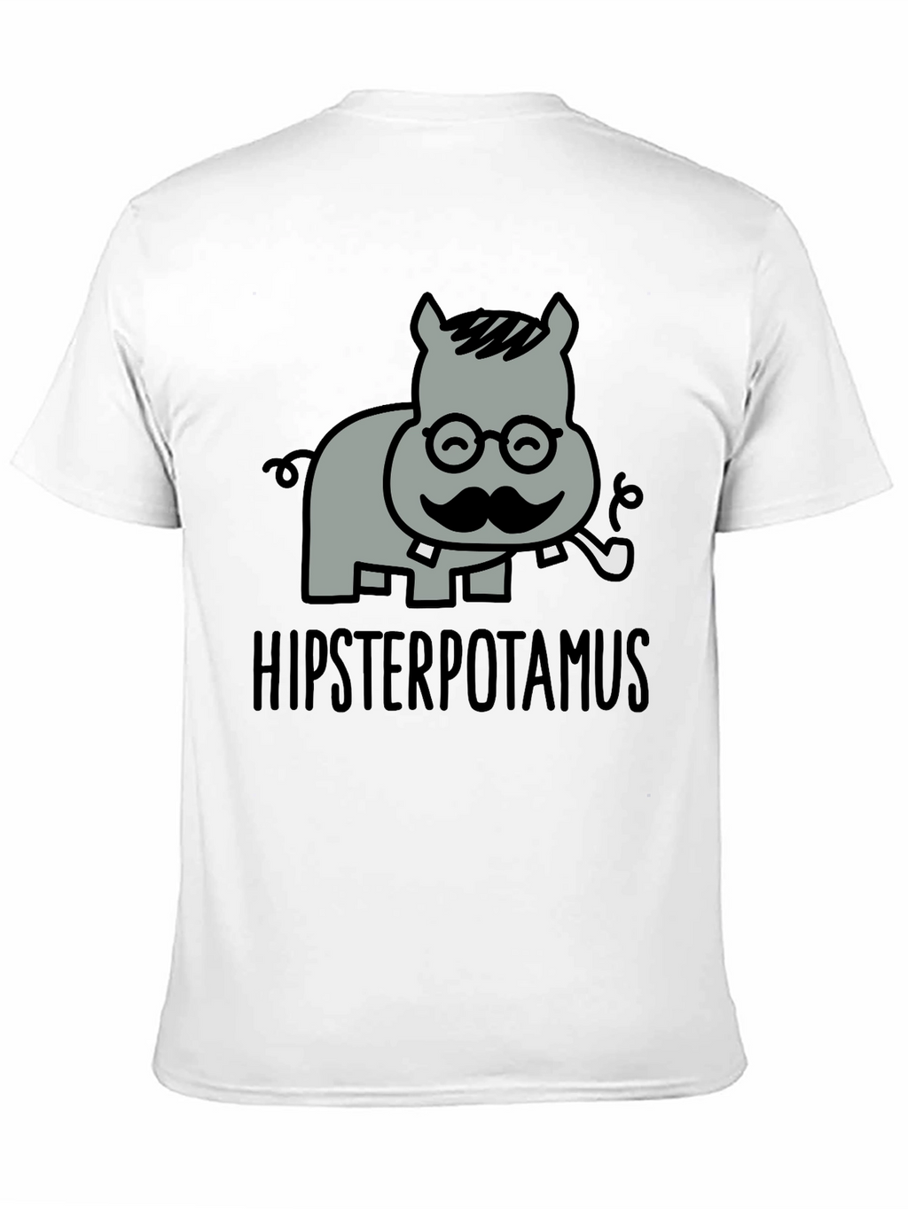 Hipsterpotamus Graphic T-Shirt