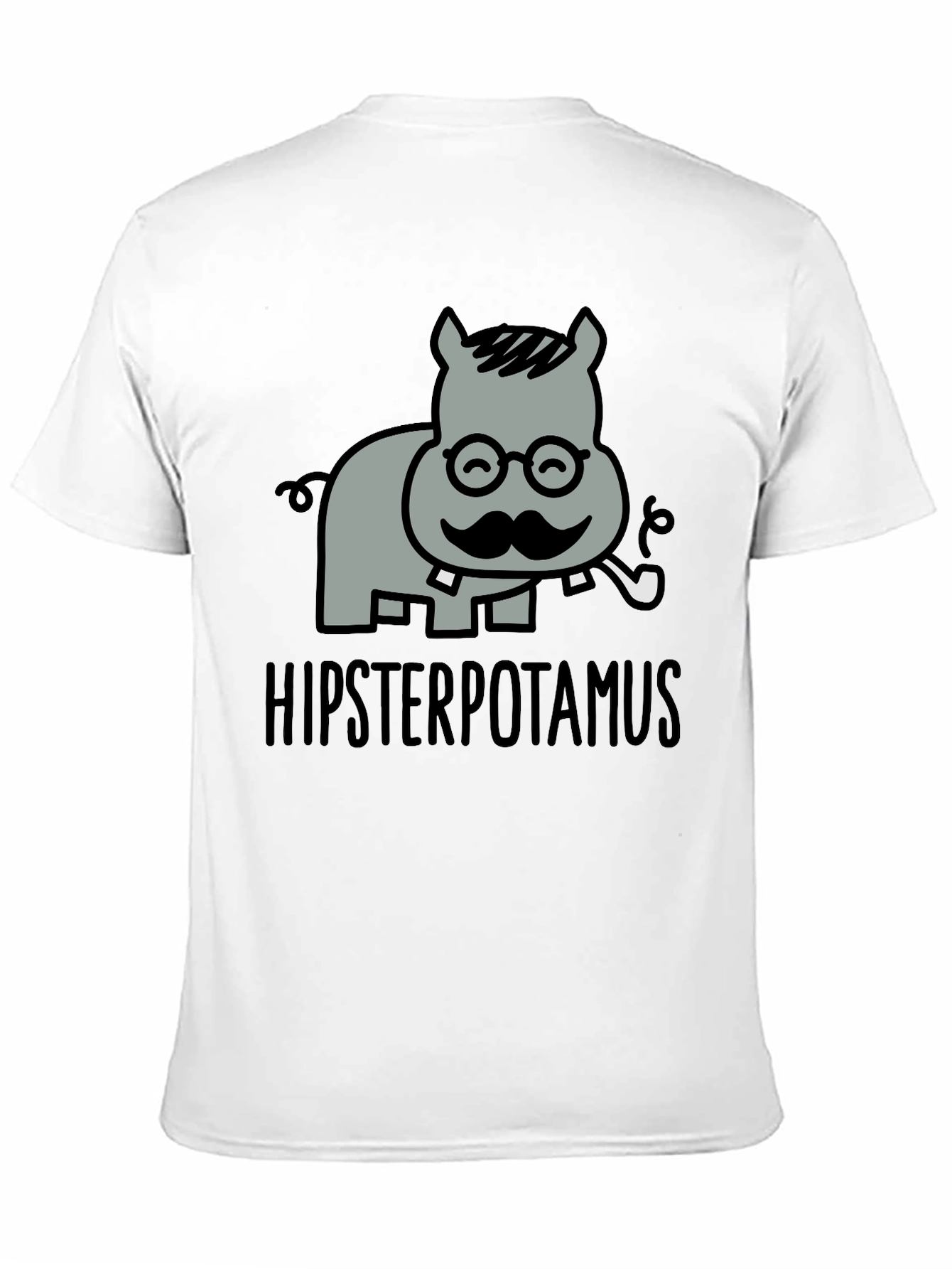 Hipsterpotamus Graphic T-Shirt