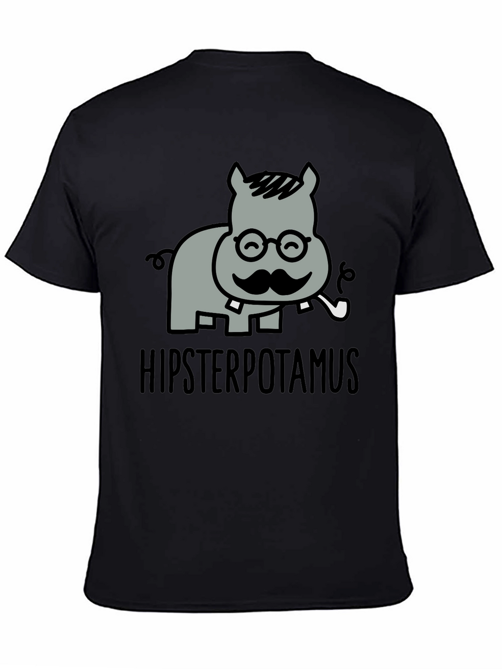Hipsterpotamus Graphic T-Shirt