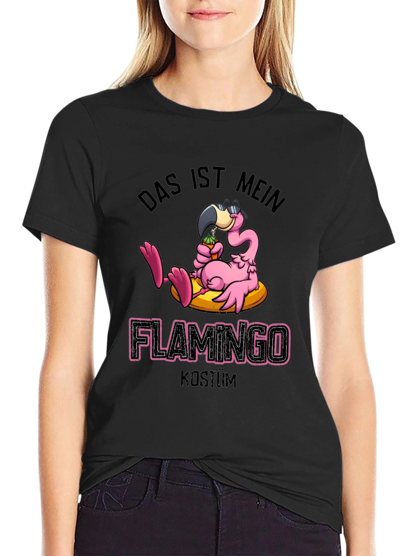 Funny Flamingo Costume T-Shirt