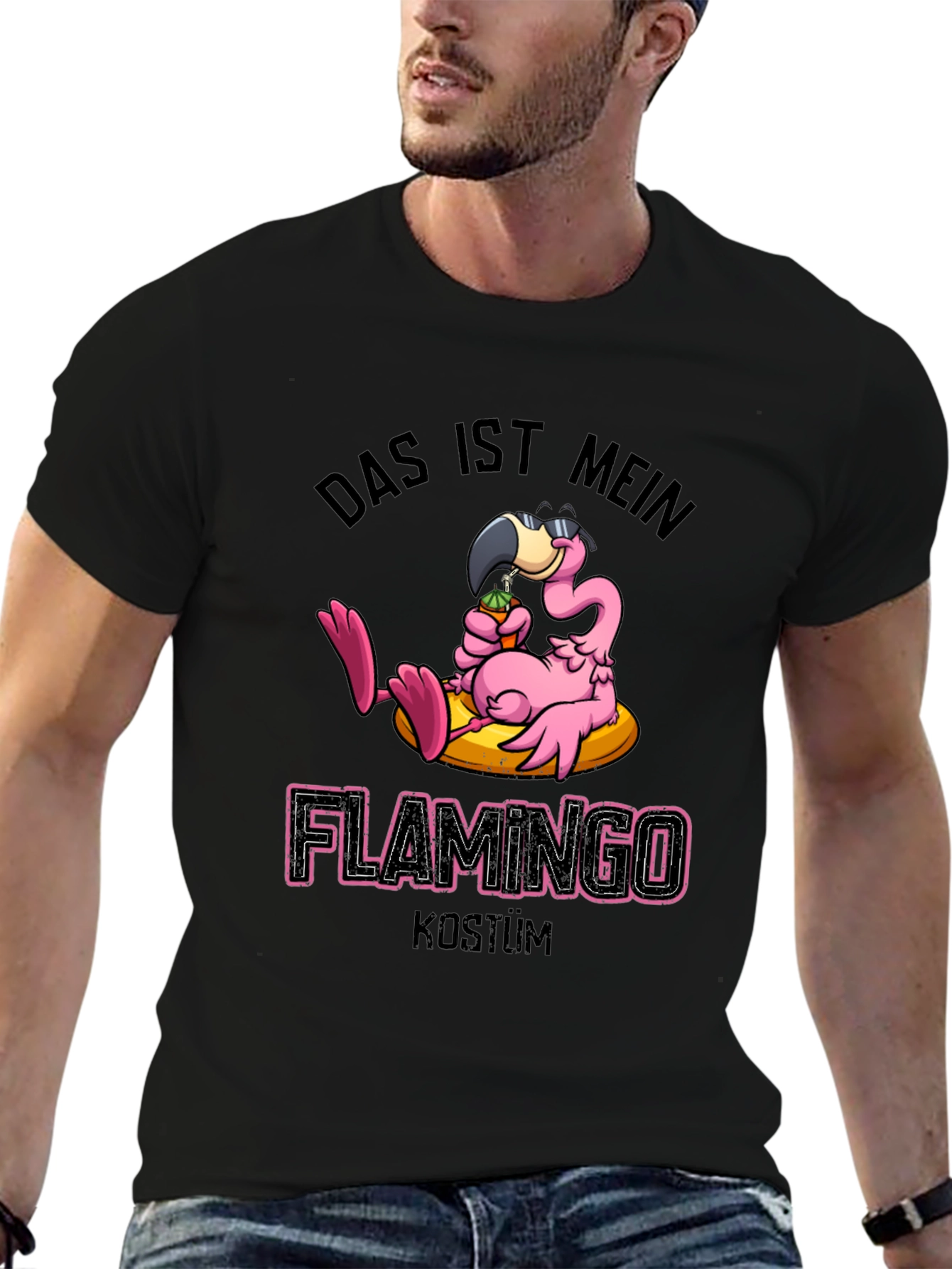 Funny Flamingo Costume T-Shirt