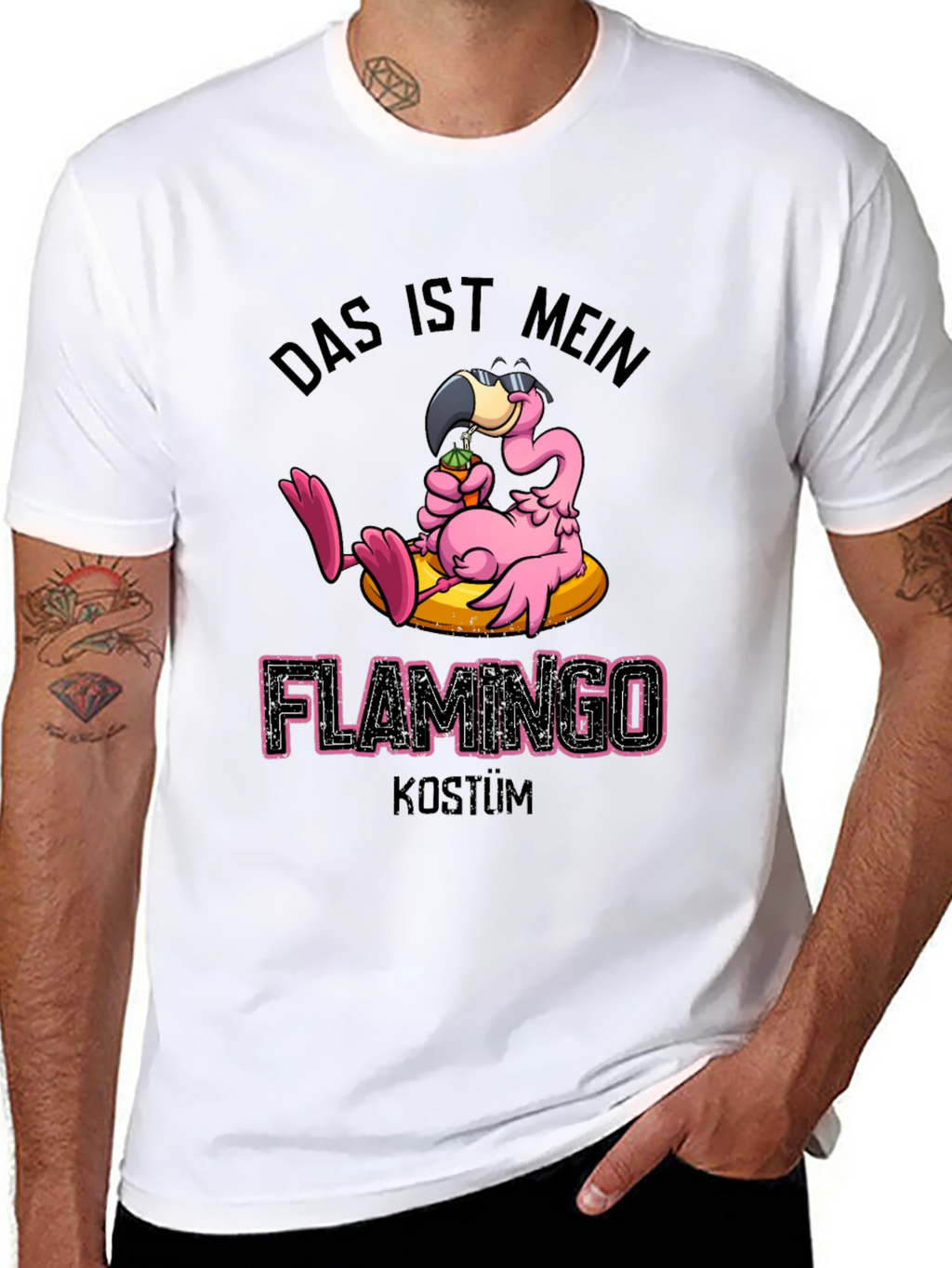 Funny Flamingo Costume T-Shirt