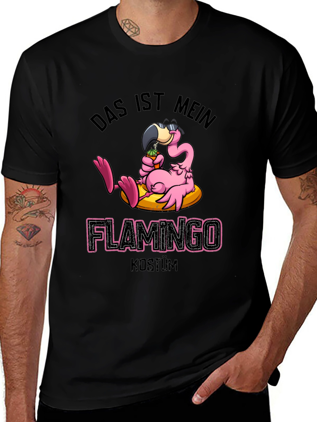 Funny Flamingo Costume T-Shirt