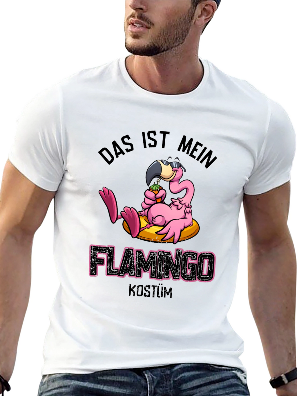 Funny Flamingo Costume T-Shirt
