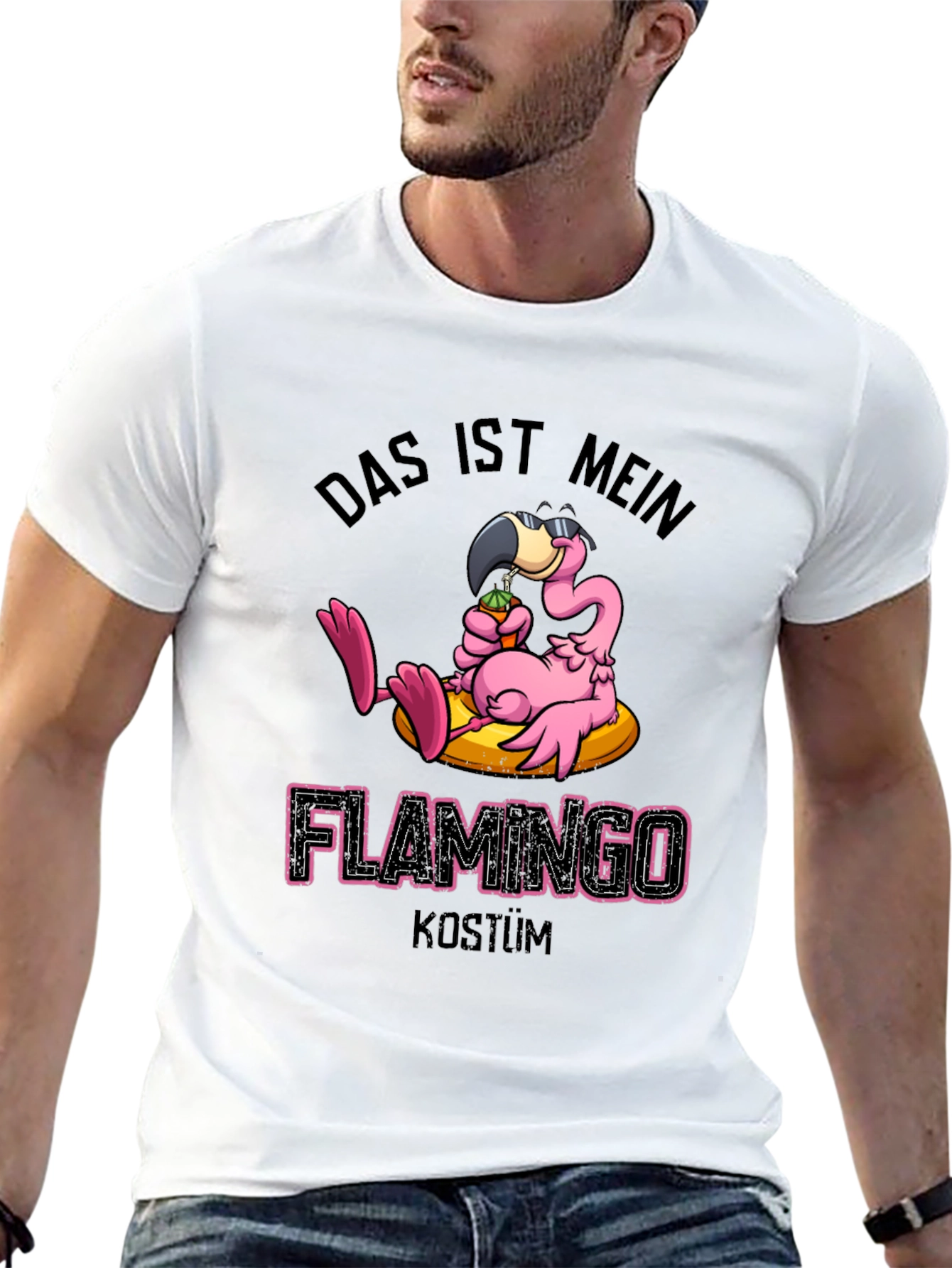 Funny Flamingo Costume T-Shirt