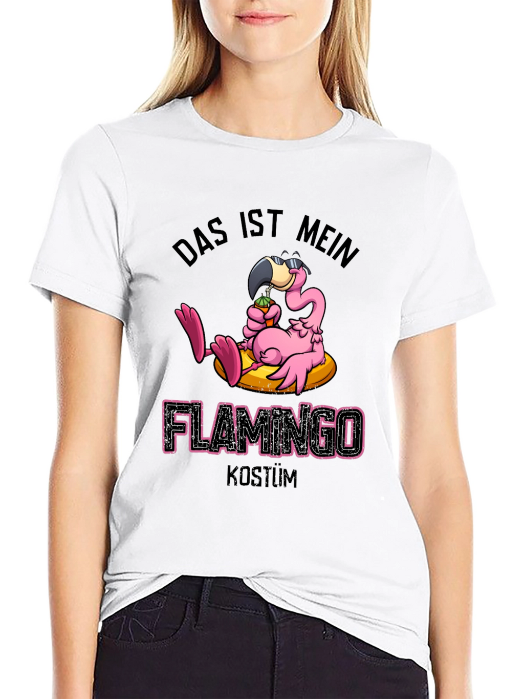 Funny Flamingo Costume T-Shirt