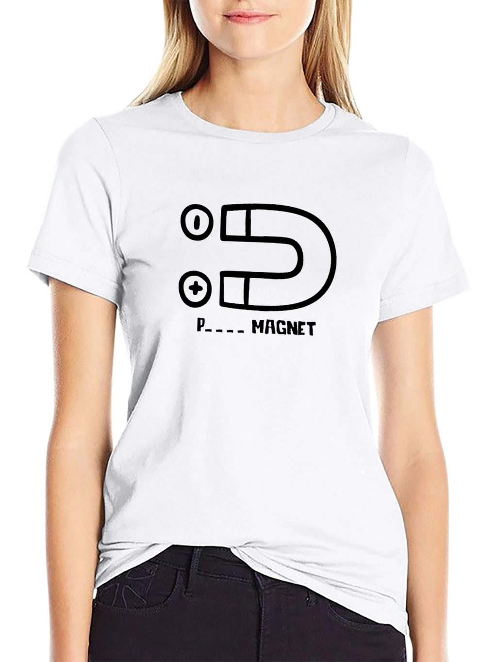 Humorous P Magnet T-Shirt