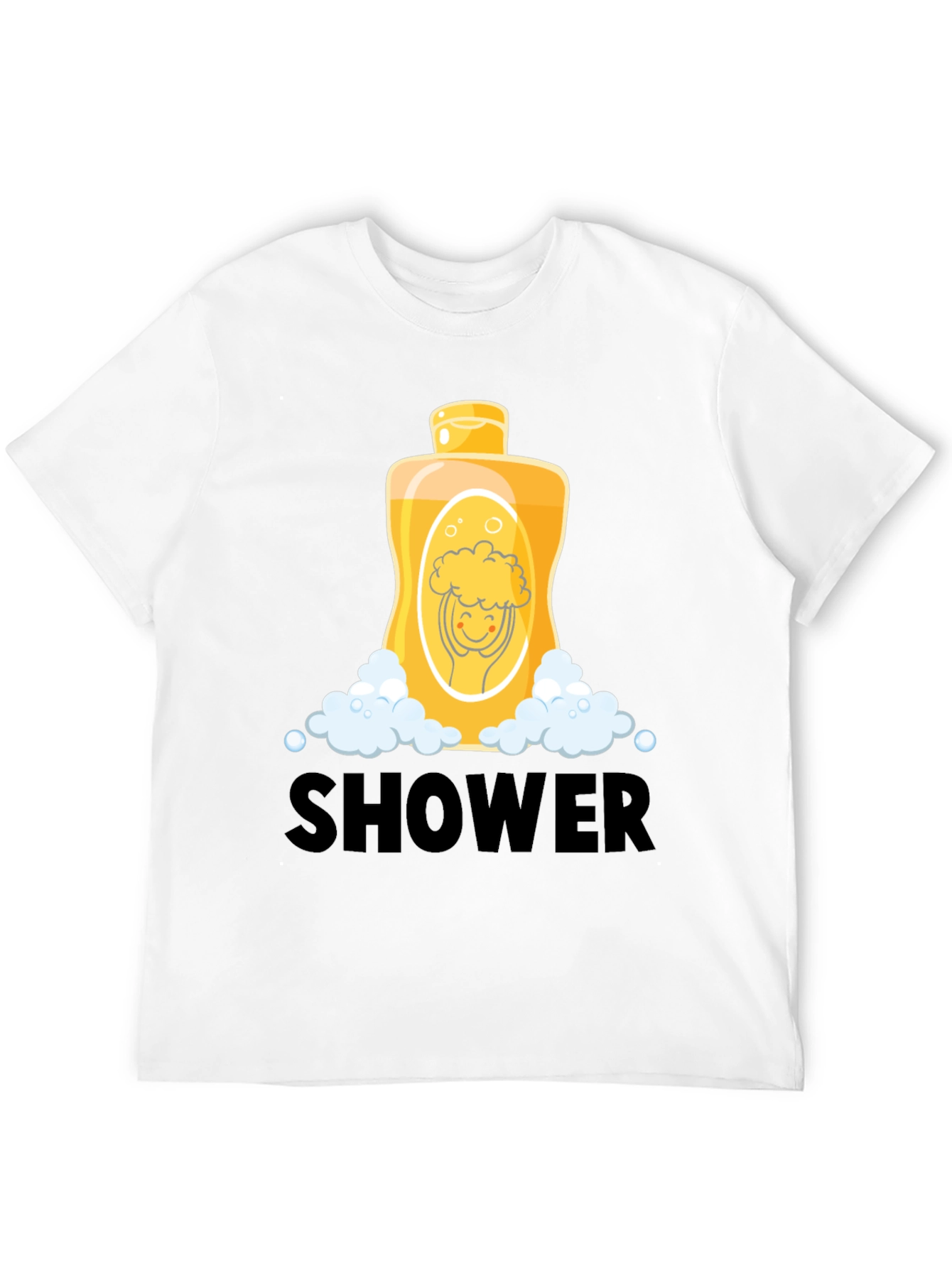 Shower Time Cartoon Graphic Tee