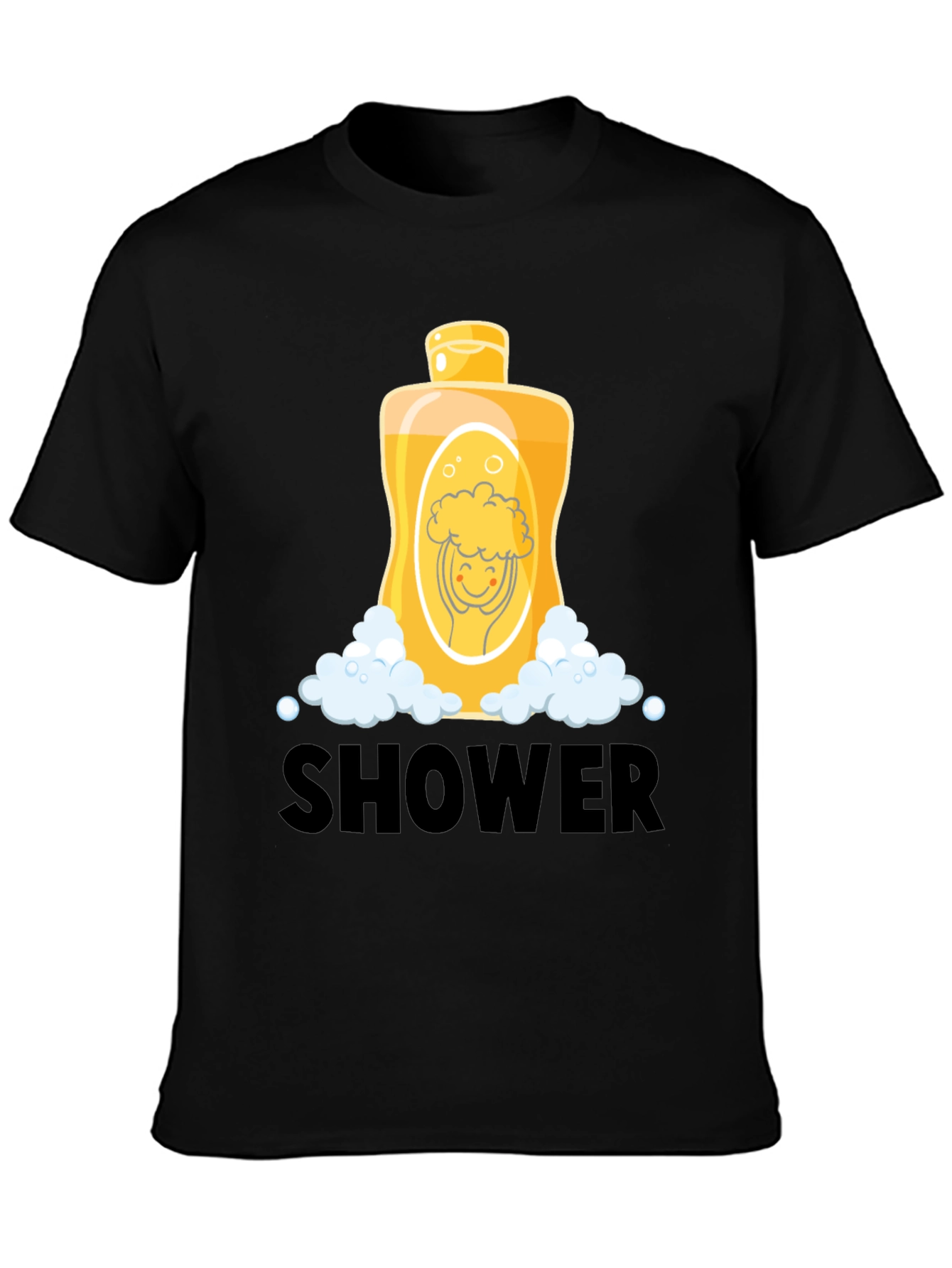 Shower Time Cartoon Graphic Tee