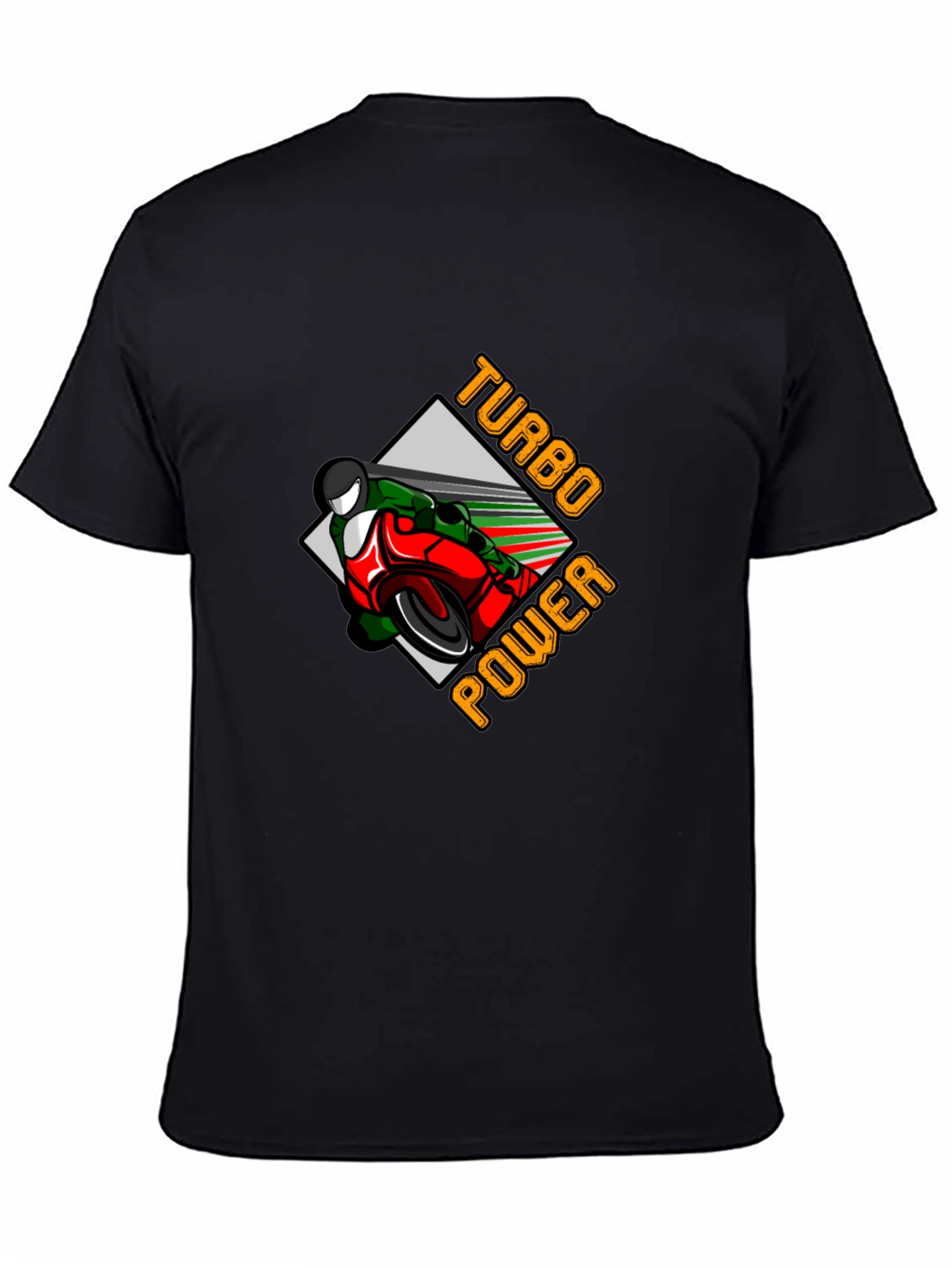 Turbo Power Motorcycle Graphic Tee