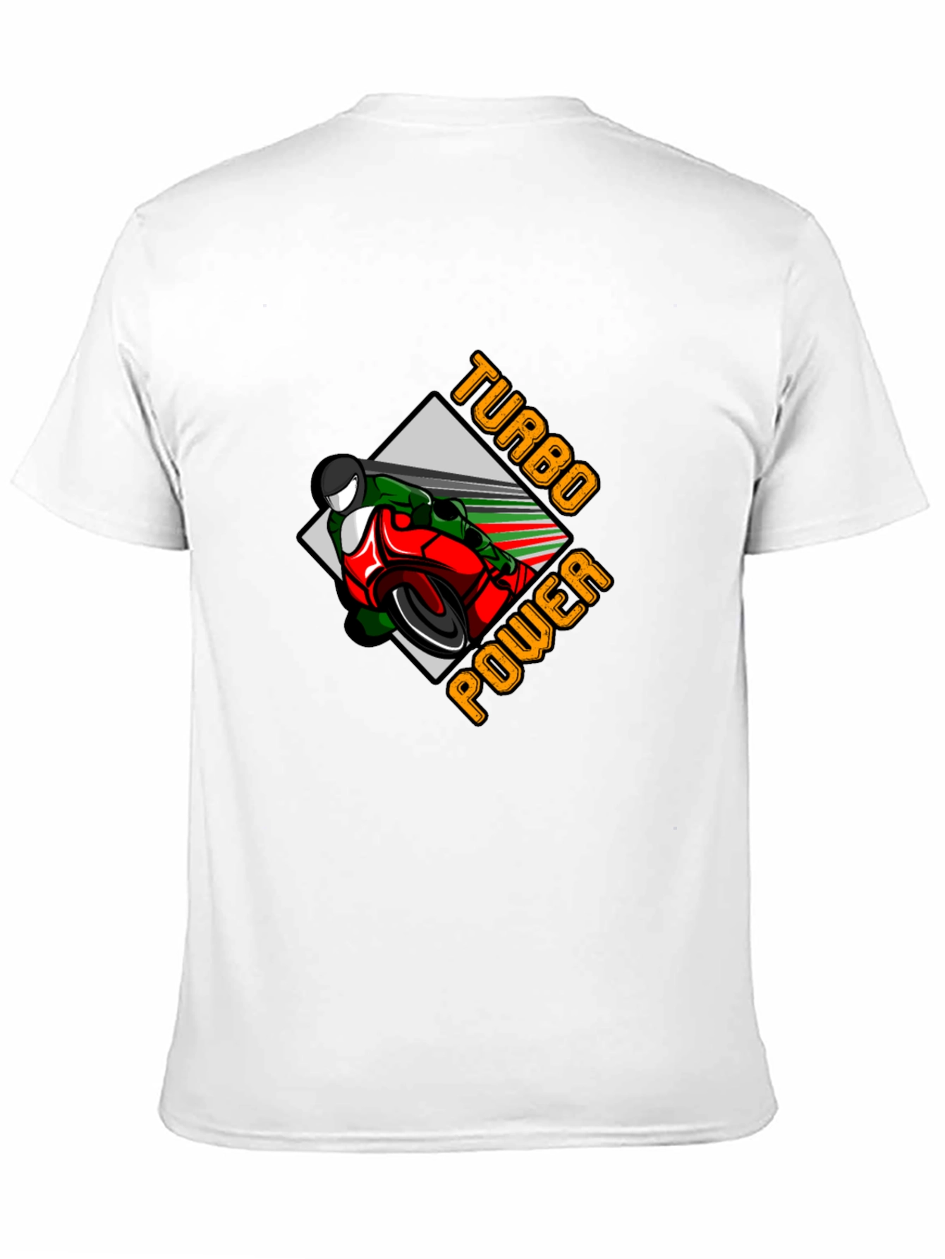 Turbo Power Motorcycle Graphic Tee
