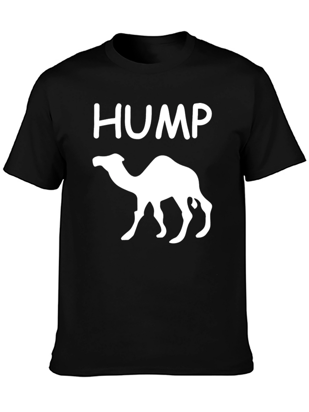 HUMP Camel Graphic Tee - Black Crew Neck T-Shirt