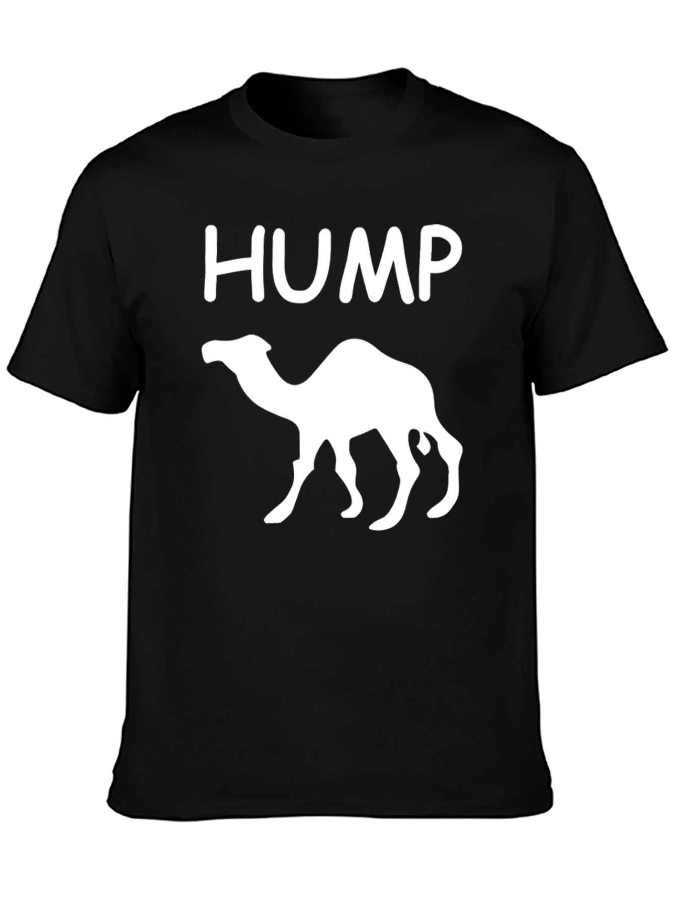 HUMP Camel Graphic Tee - Black Crew Neck T-Shirt