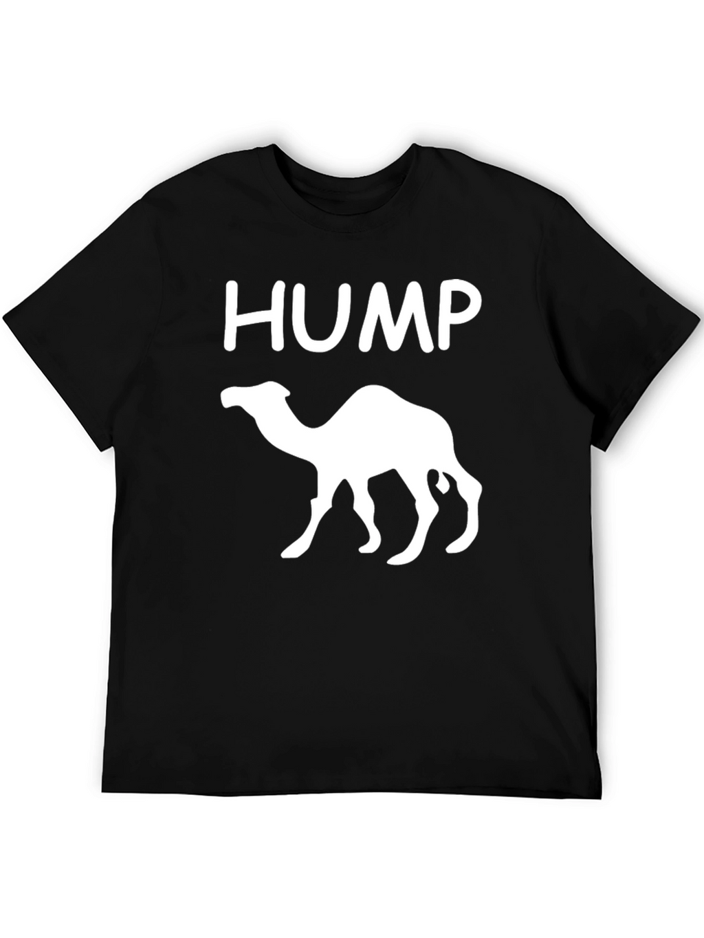 HUMP Camel Graphic Tee - Black Crew Neck T-Shirt