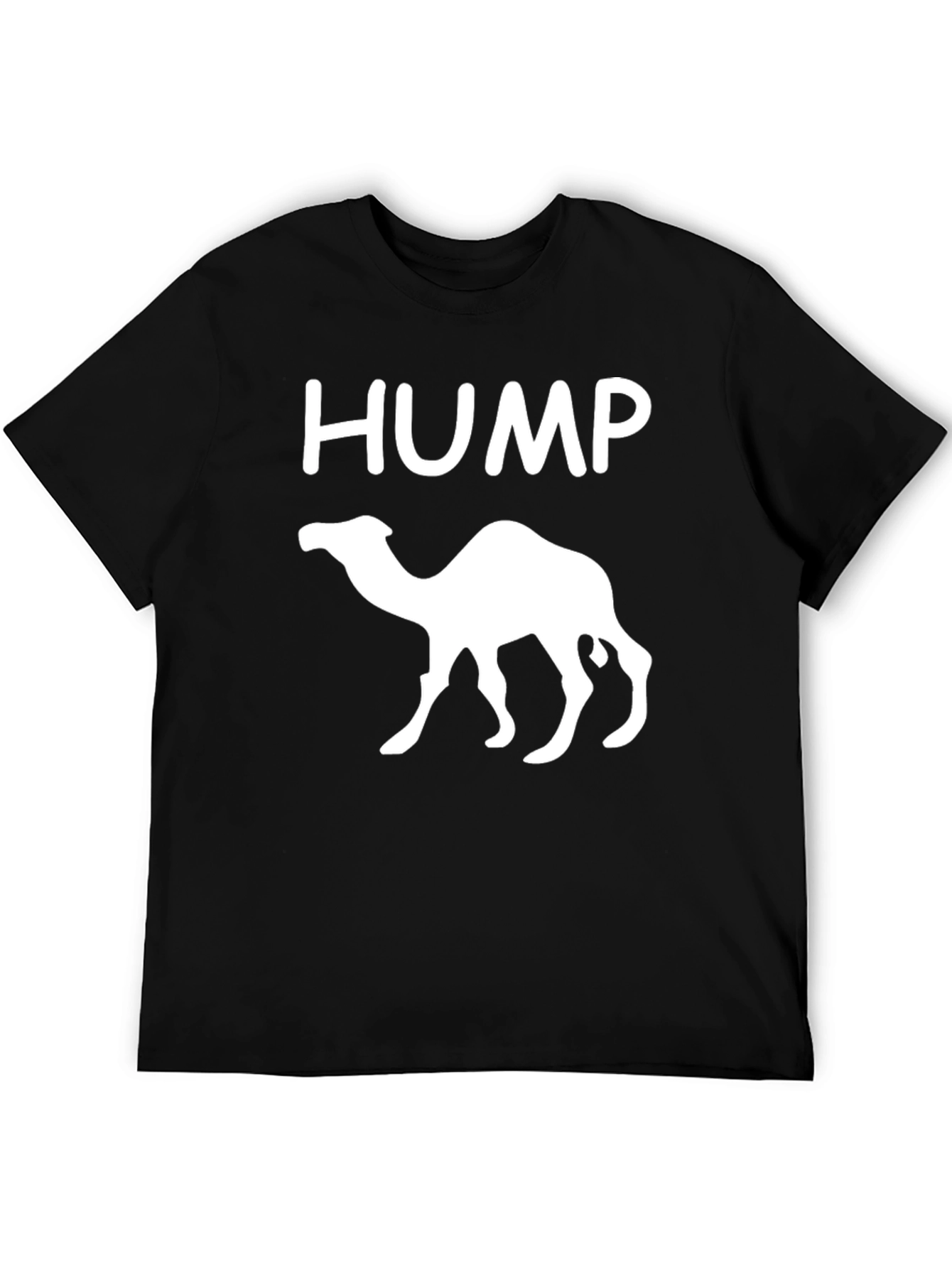 HUMP Camel Graphic Tee - Black Crew Neck T-Shirt