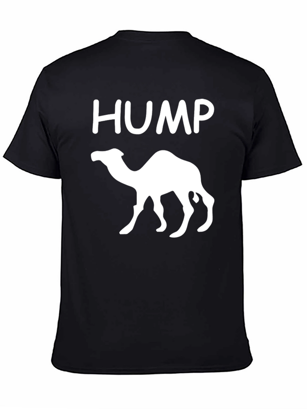 HUMP Camel Graphic Tee - Black Crew Neck T-Shirt