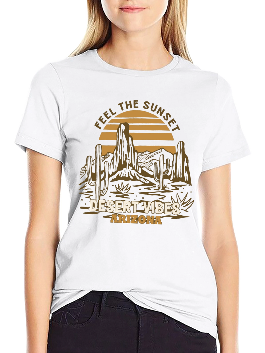 Desert Vibes Arizona Tee - Sunset Graphic T-Shirt