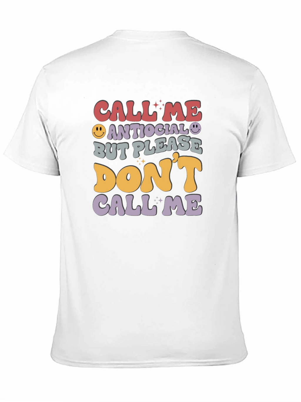 Antisocial Funny Graphic T-Shirt