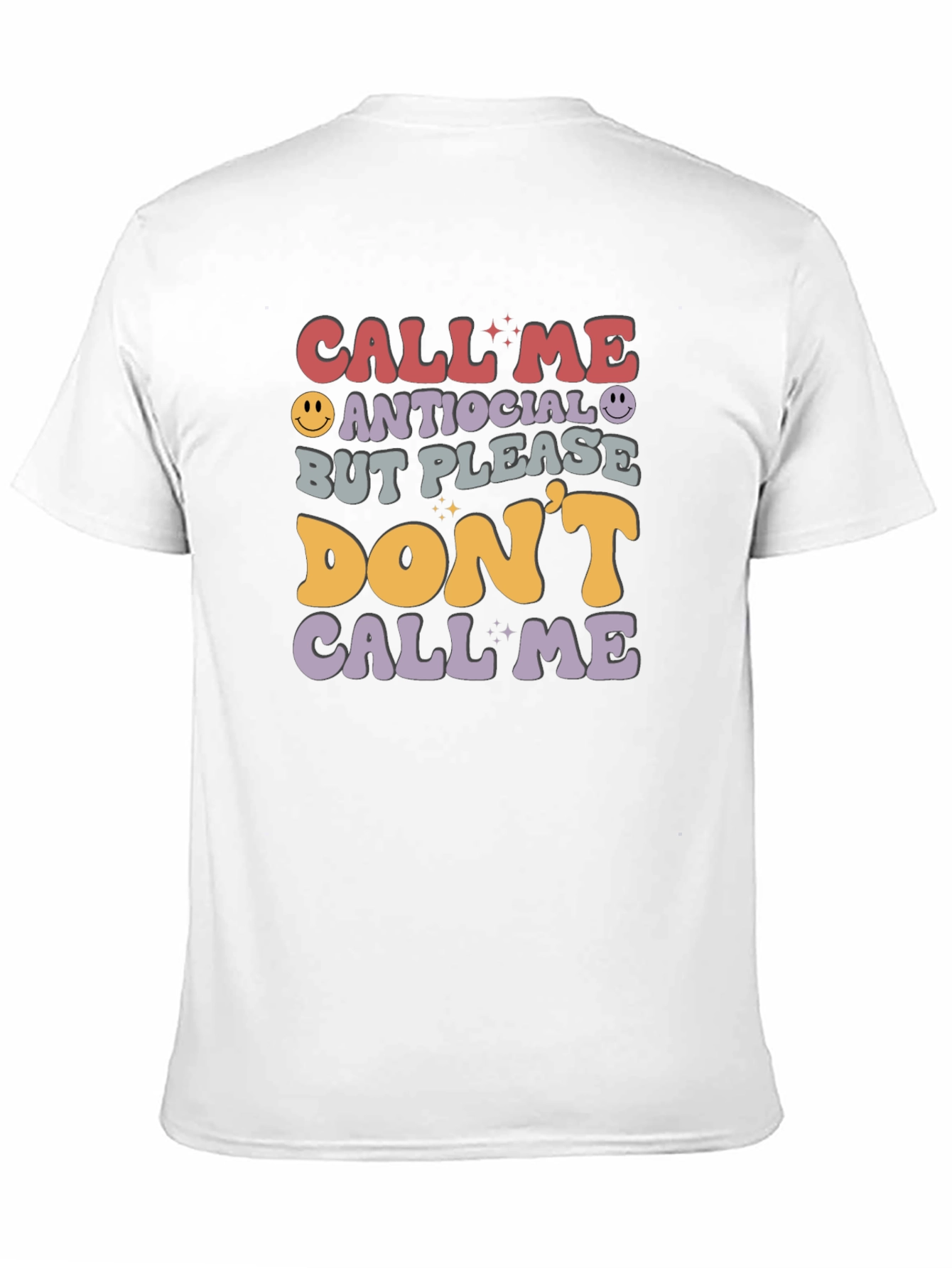 Antisocial Funny Graphic T-Shirt