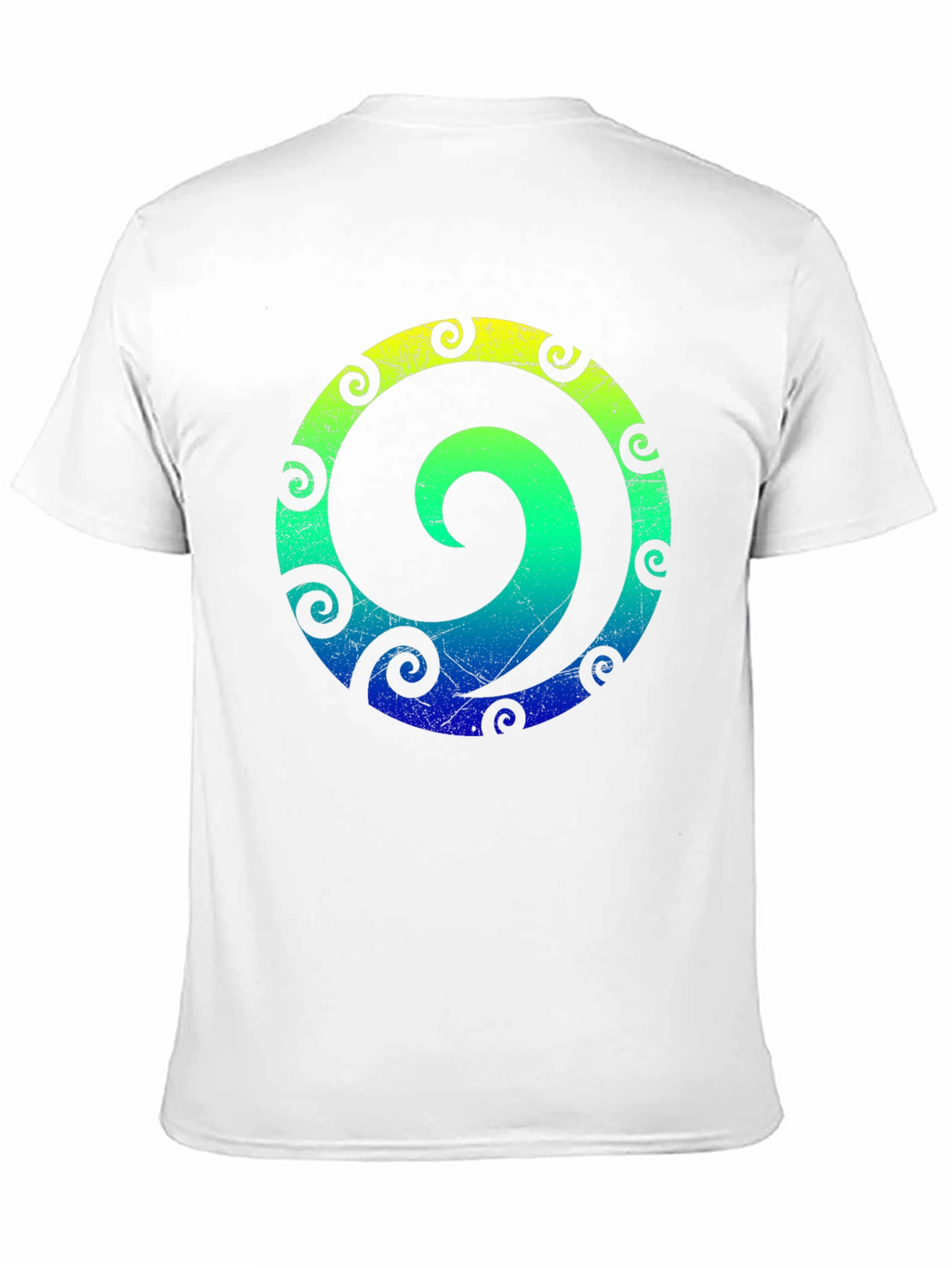 Spiral Graphic Tee - Stylish Mens Black T-Shirt