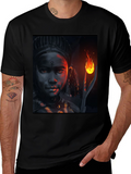 Mystic Fire T-Shirt - Unique Graphic Tee