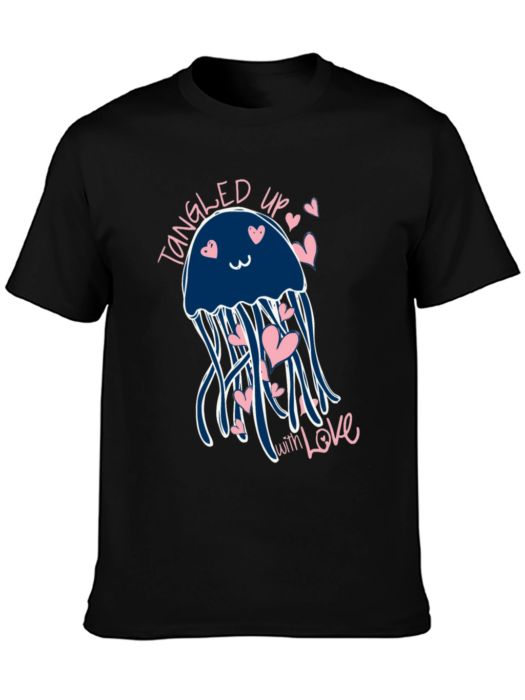 Tangled Up in Love Jellyfish Graphic T-Shirt