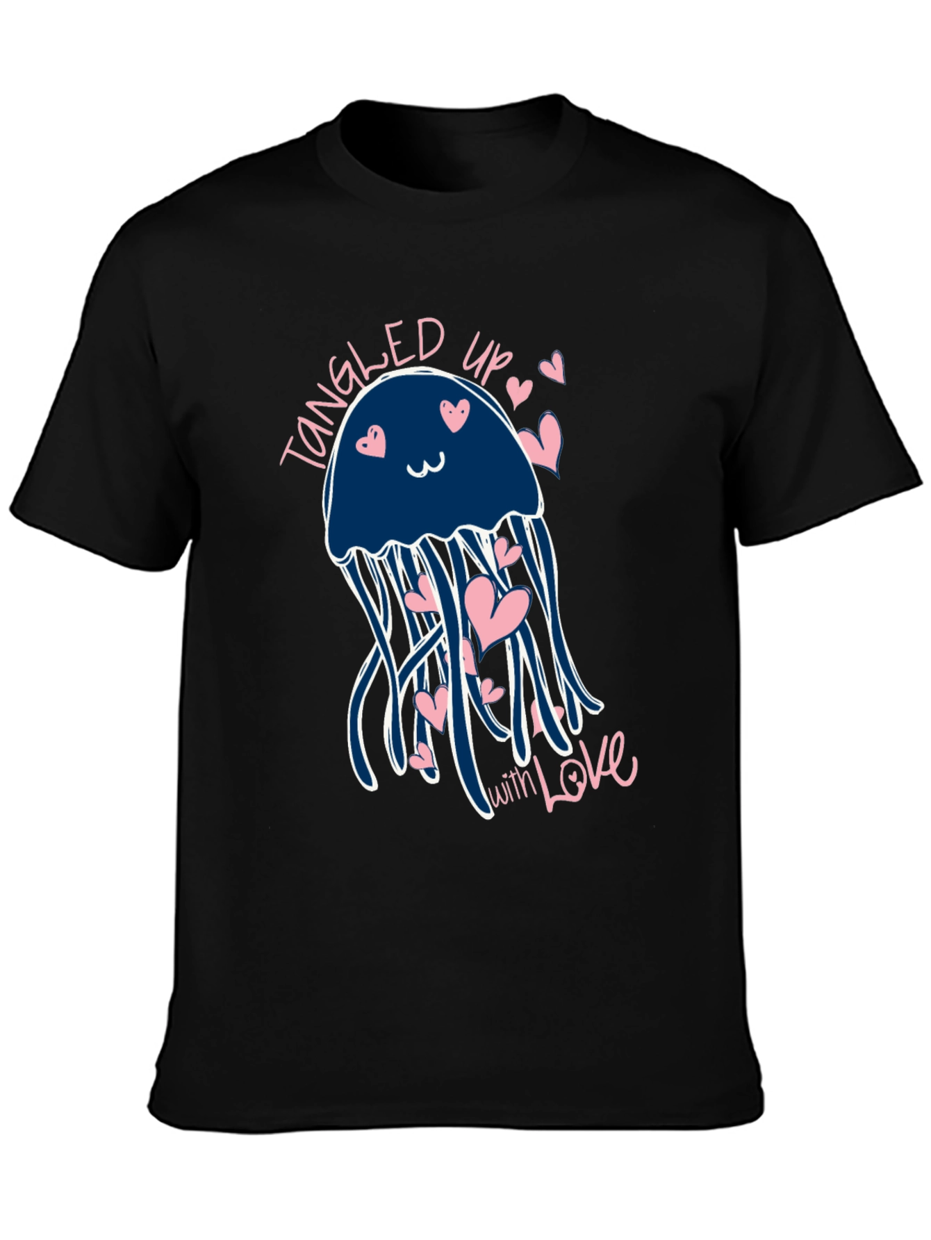 Tangled Up in Love Jellyfish Graphic T-Shirt