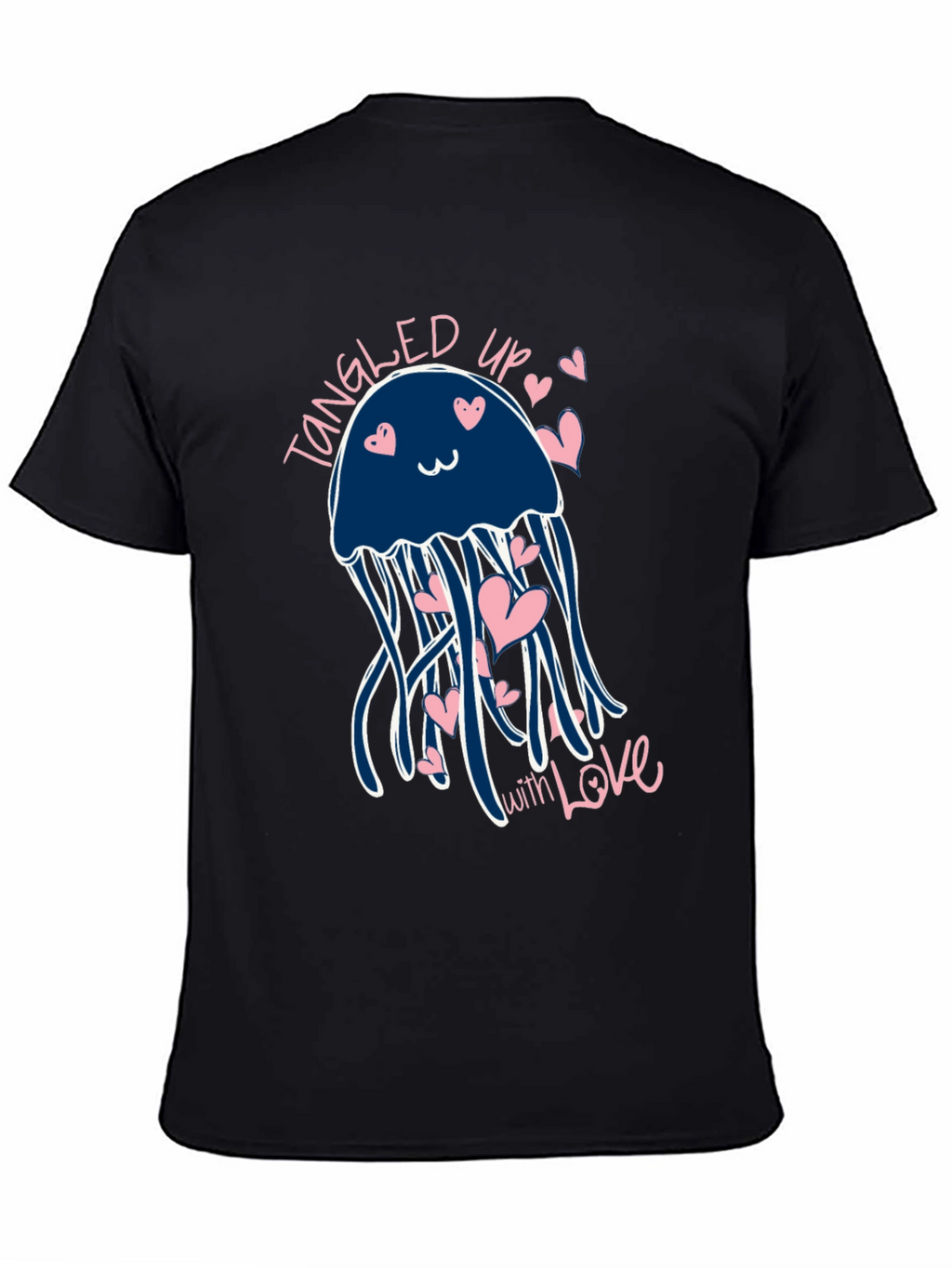 Tangled Up in Love Jellyfish Graphic T-Shirt