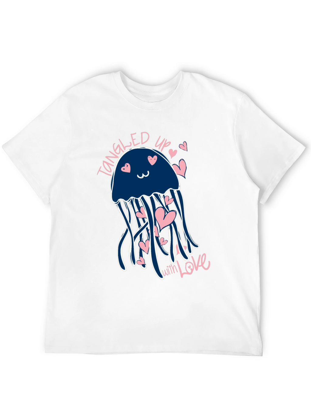 Tangled Up in Love Jellyfish Graphic T-Shirt