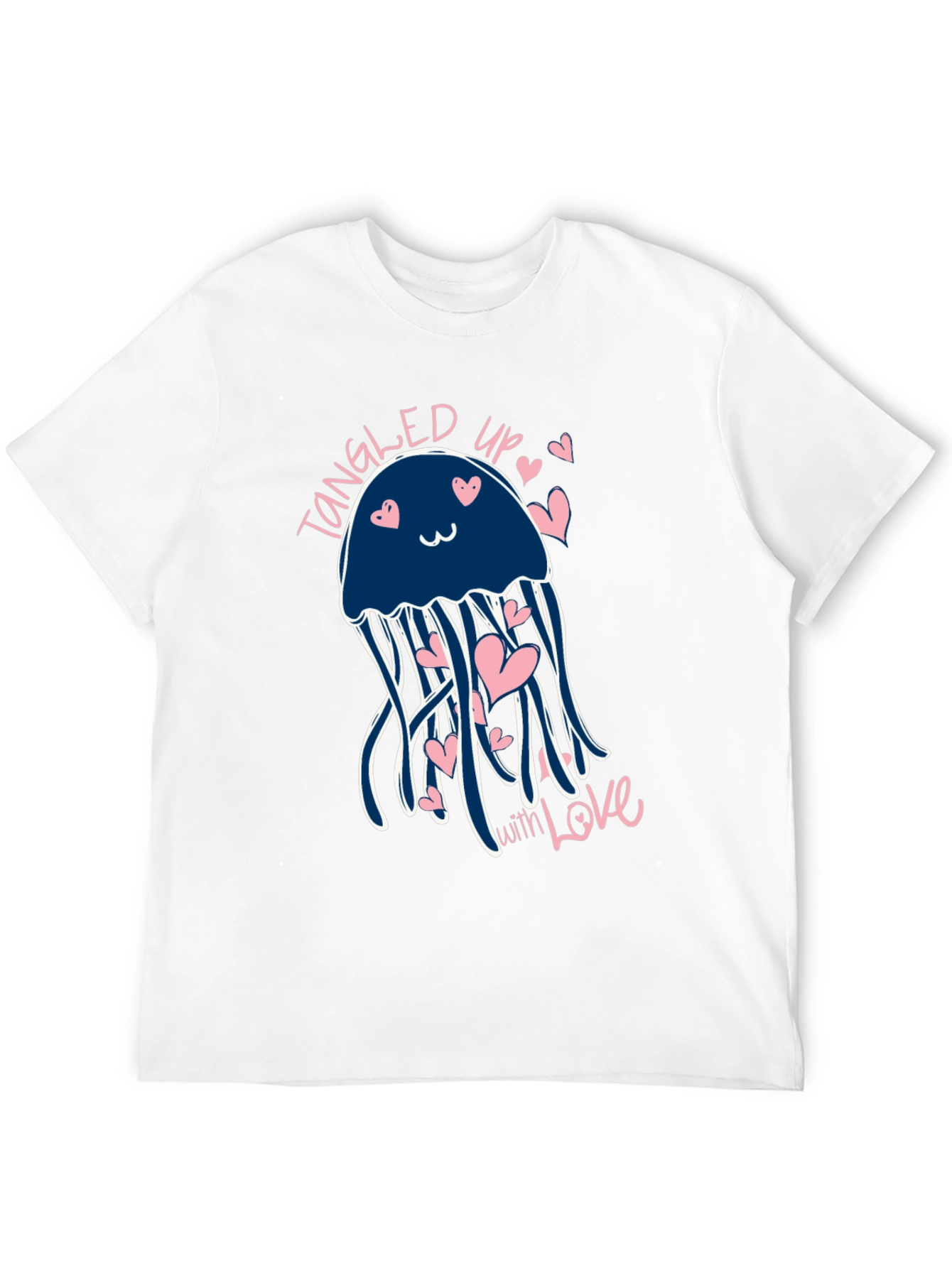 Tangled Up in Love Jellyfish Graphic T-Shirt
