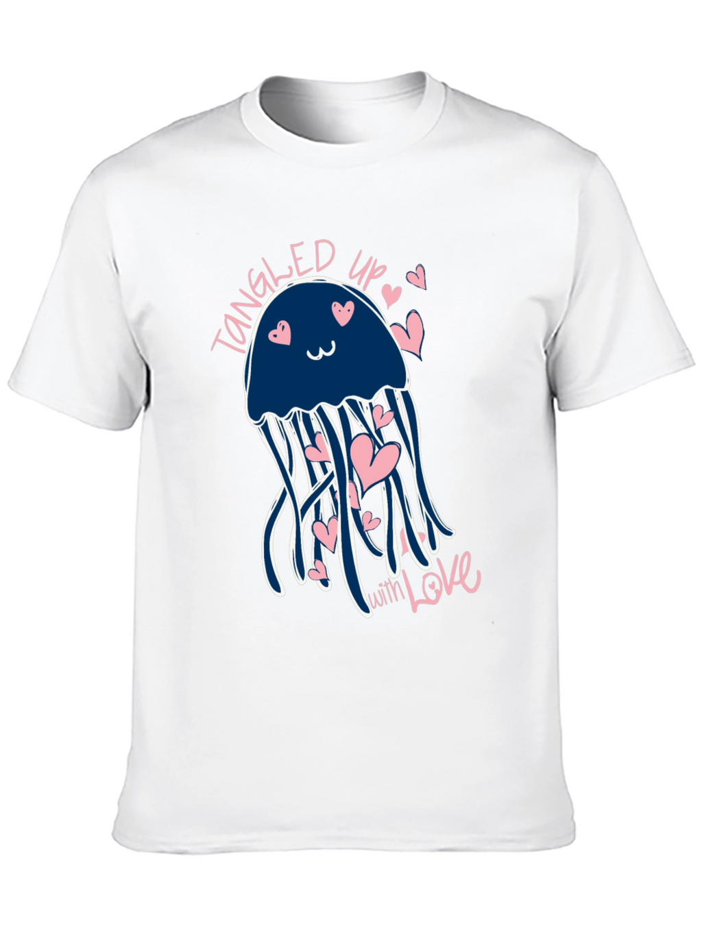 Tangled Up in Love Jellyfish Graphic T-Shirt