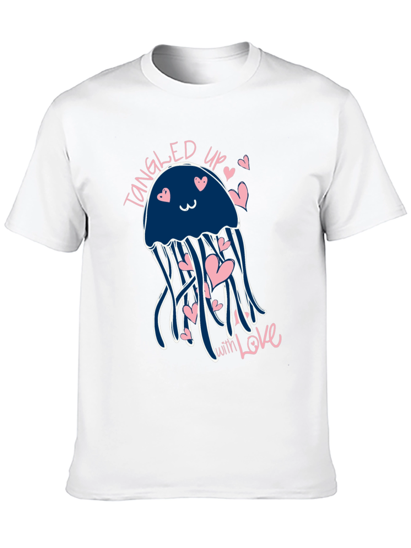 Tangled Up in Love Jellyfish Graphic T-Shirt