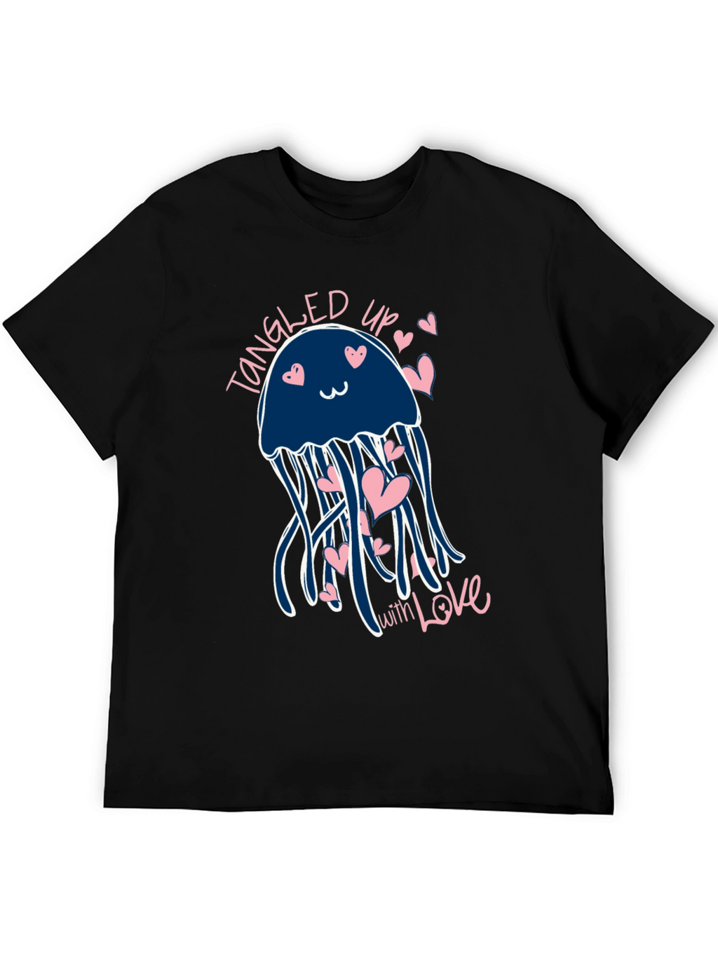 Tangled Up in Love Jellyfish Graphic T-Shirt