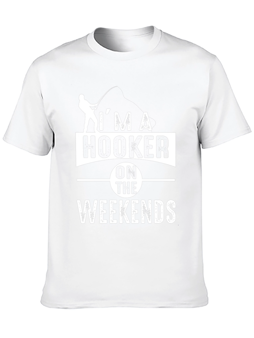Hooker On Weekends Fishing T-Shirt